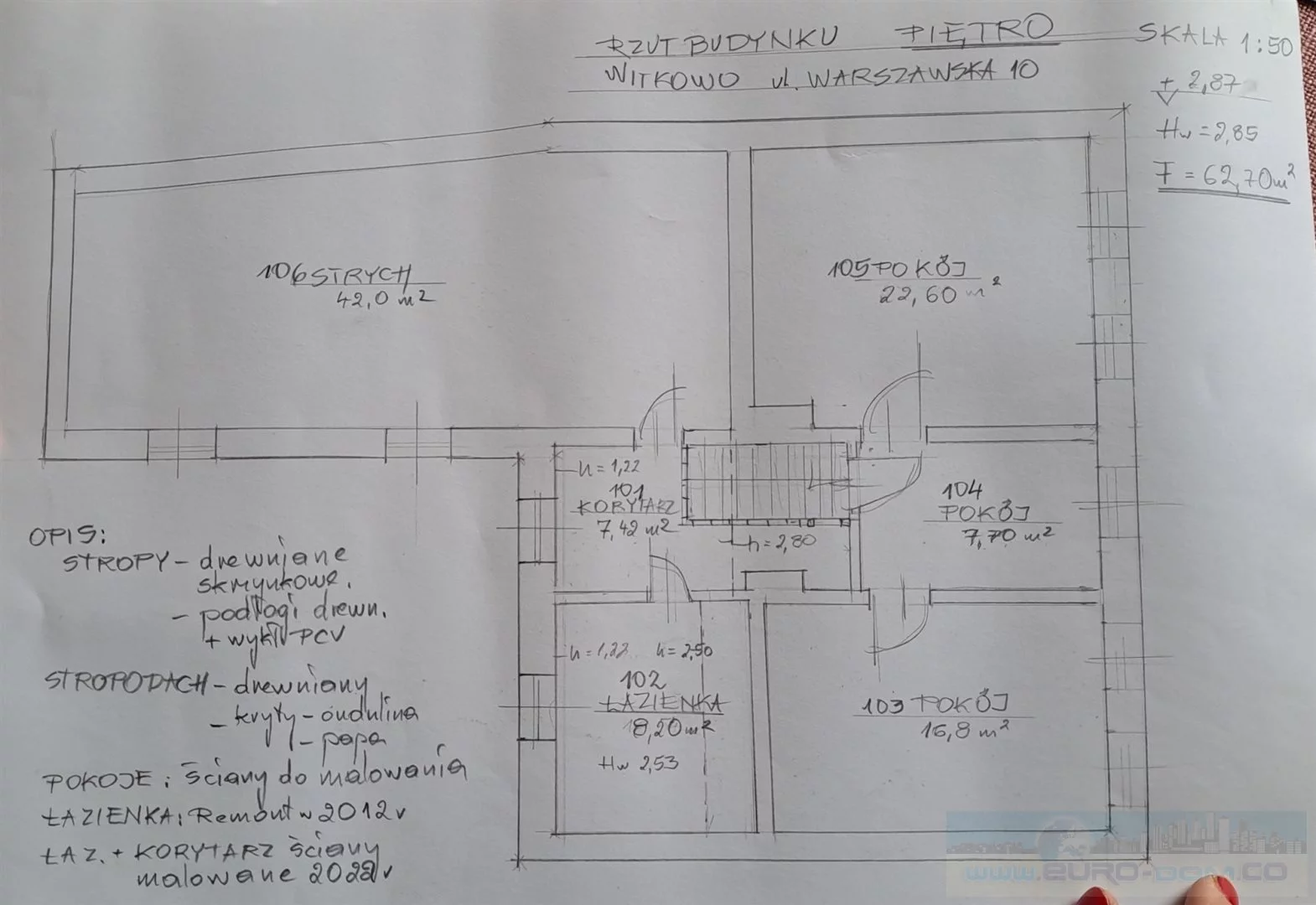 Dom 2 999,00 m², oferta nr , EDO-DS-5557, Witkowo, Warszawska