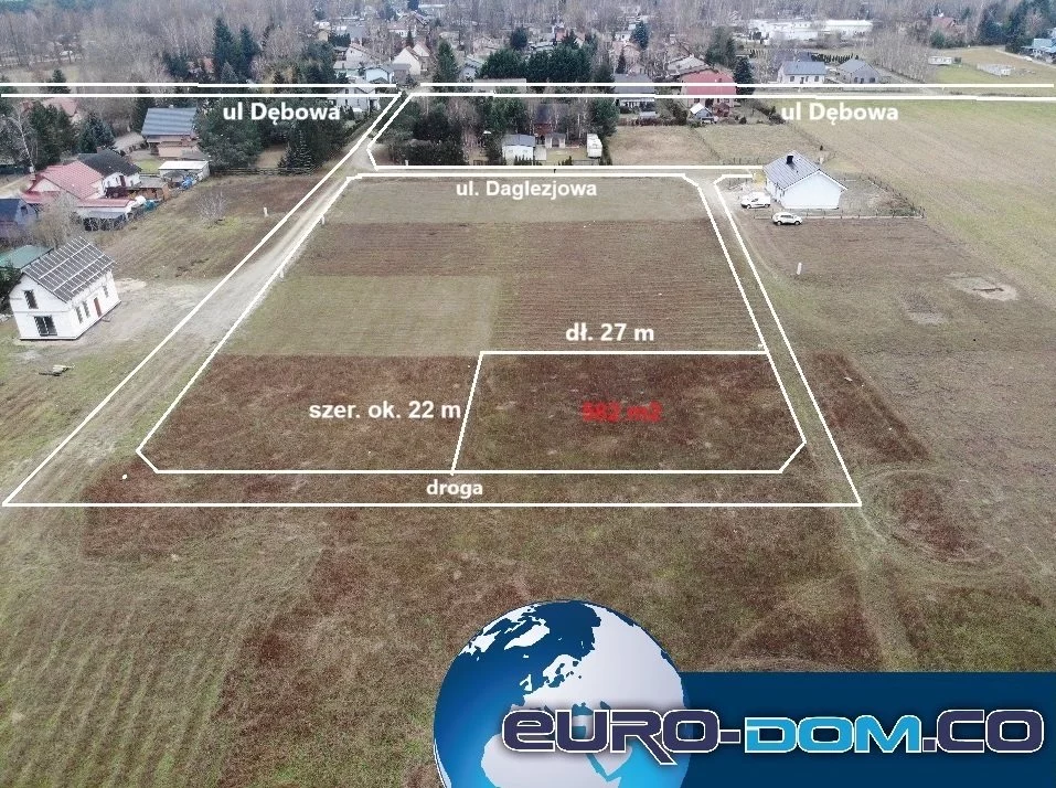 Działka 582,00 m², oferta nr , EDO-GS-5657, Kościan