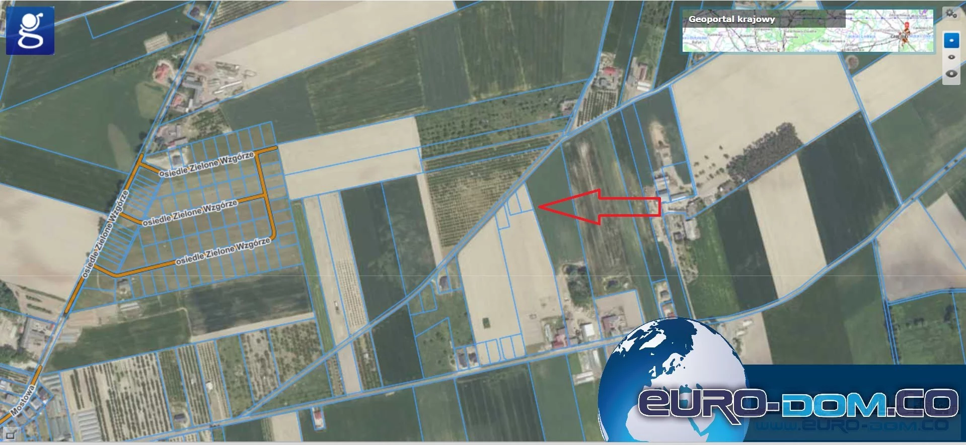 Działka 675,00 m², oferta nr , EDO-GS-5691, Krzywiń