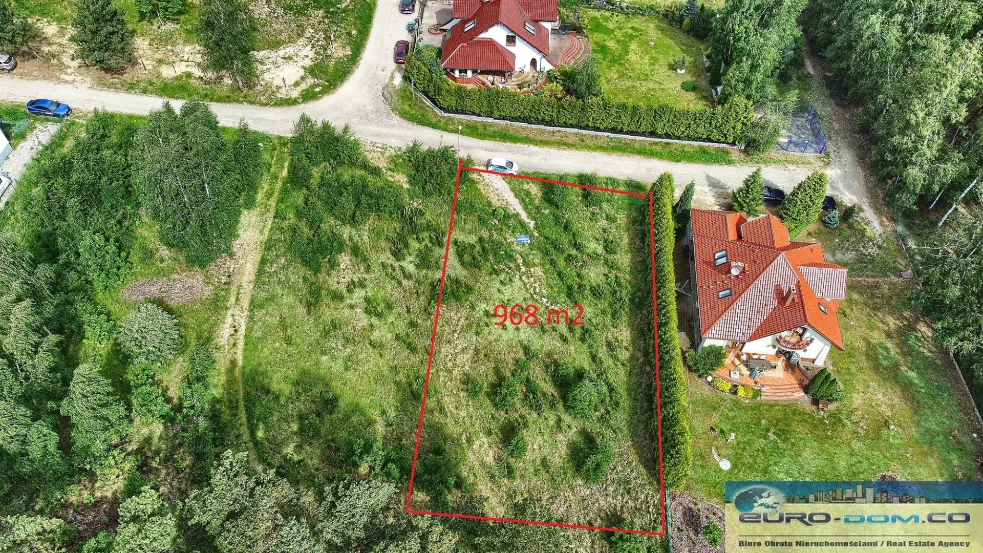 Działka 968,00 m², Murowana Goślina, Sprzedaż