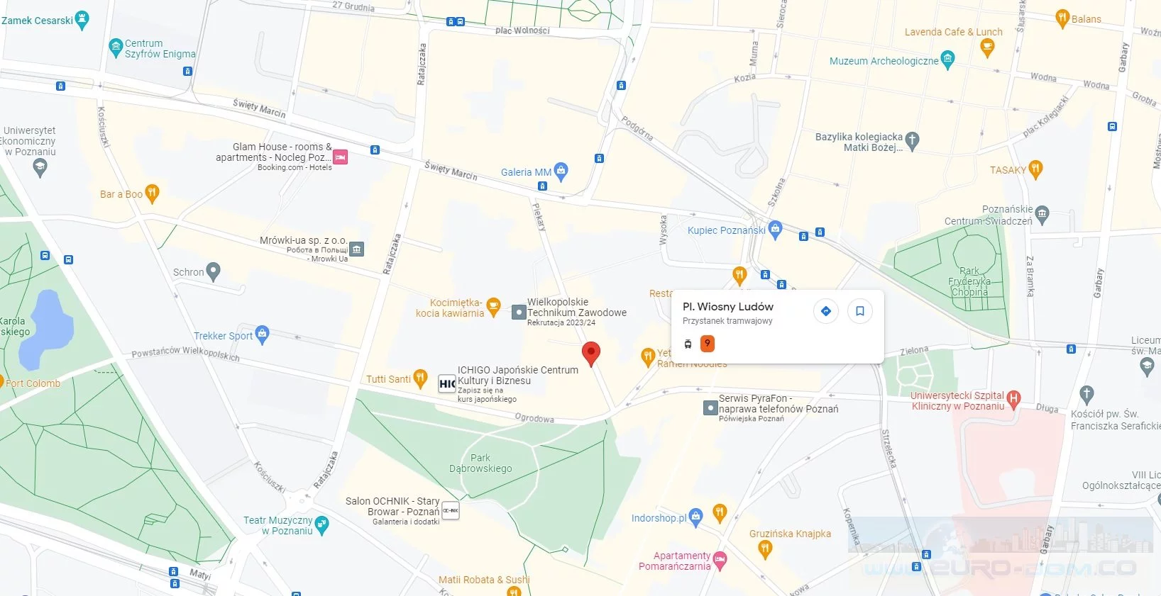 1 pokój, mieszkanie 30,00 m², piętro 4, oferta nr , EDO-MW-5292, Poznań, Stare Miasto, Stare Miasto, PIEKARY