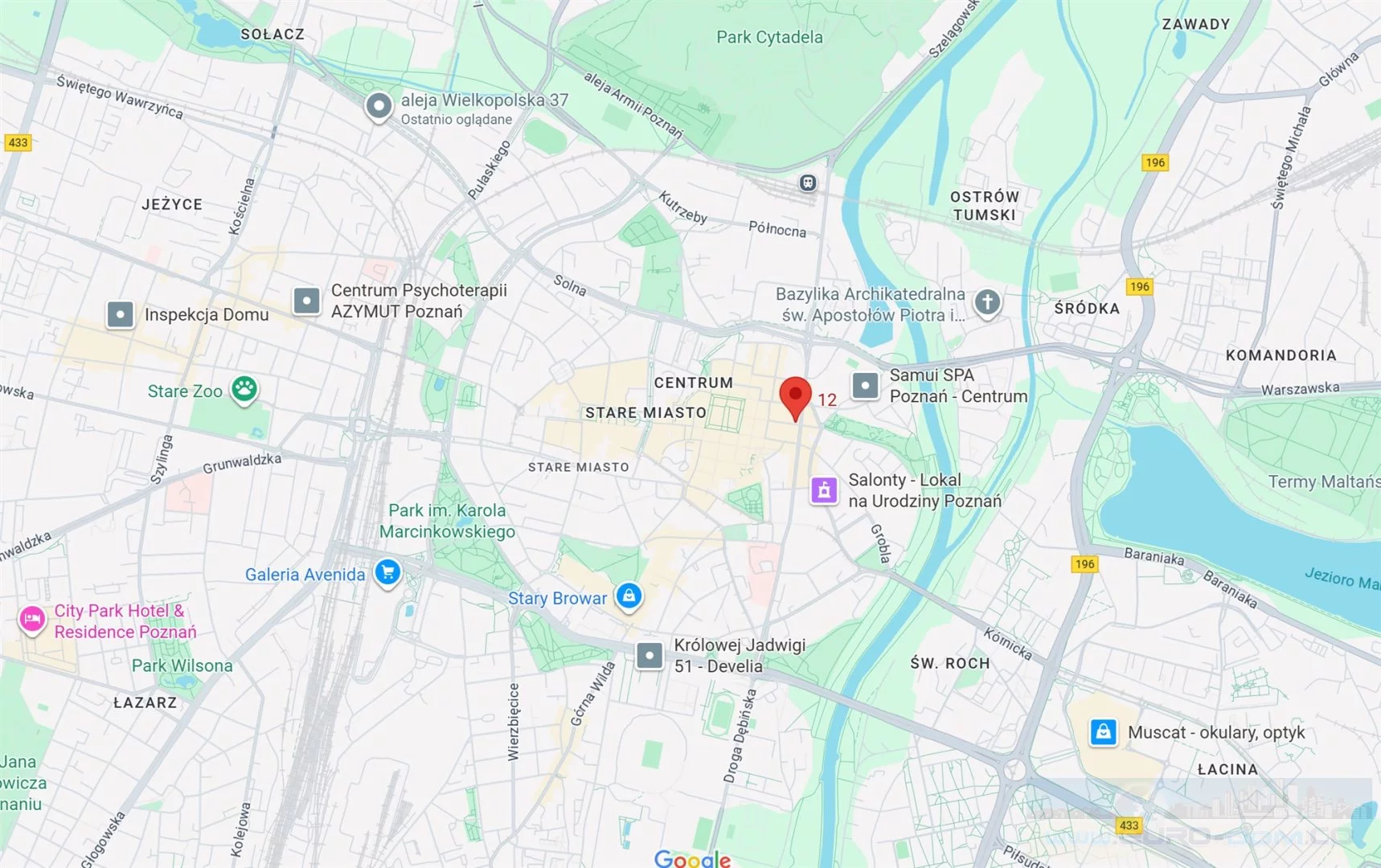 1 pokój, mieszkanie 52,90 m², piętro 3, oferta nr , EDO-MW-5752, Poznań, Stare Miasto, Stare Miasto, Woźna