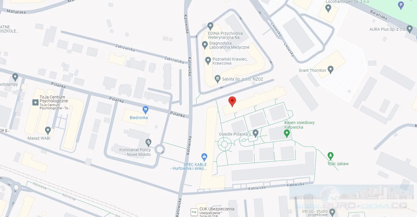 2 pokoje, mieszkanie 49,00 m², piętro 1, oferta nr , EDO-MW-4206, Poznań, Rataje, Rataje, Katowicka