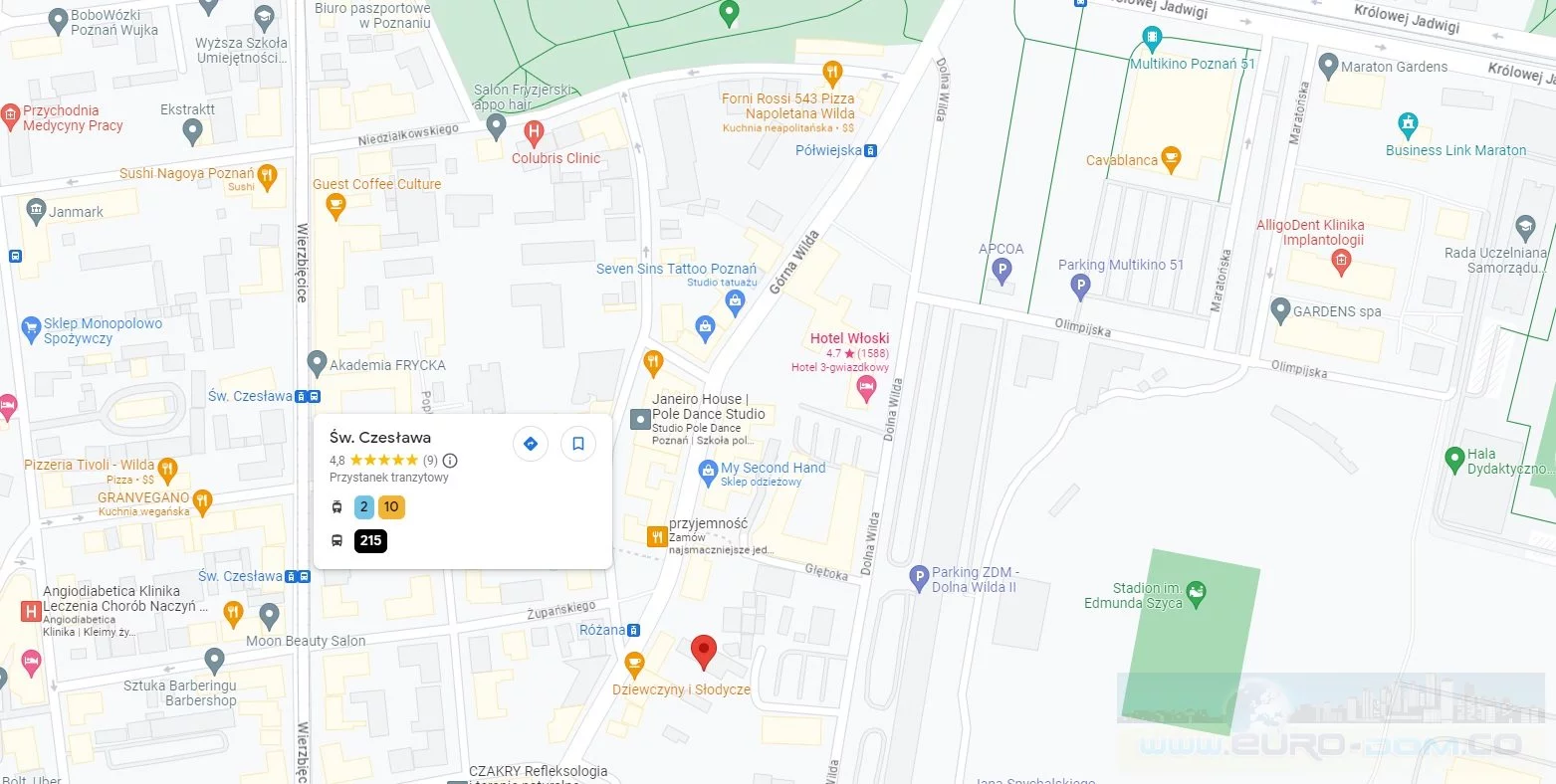 2 pokoje, mieszkanie 59,50 m², piętro 2, oferta nr , EDO-MW-5359, Poznań