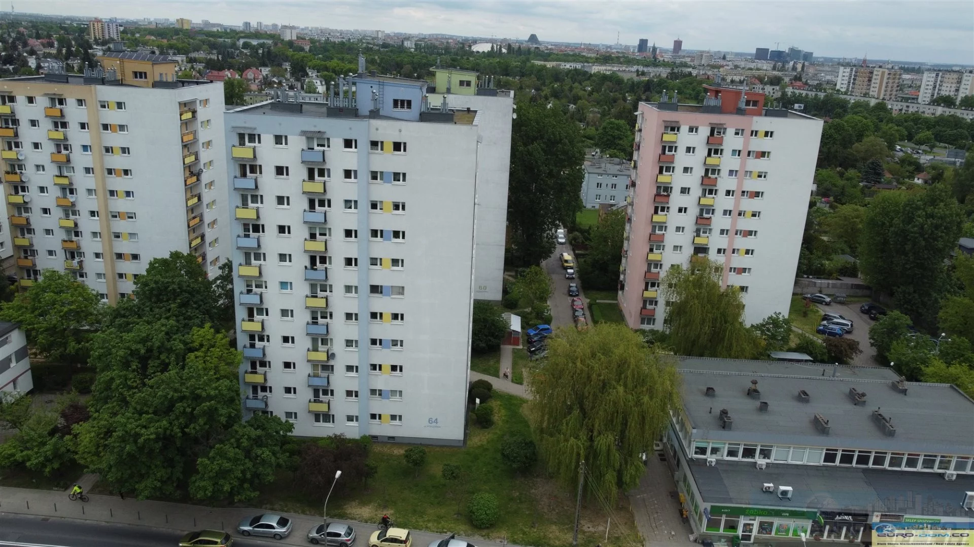 2 pokoje, mieszkanie 38,00 m², piętro 8, oferta nr , EDO-MW-5258, Poznań, Grunwald, Grunwald