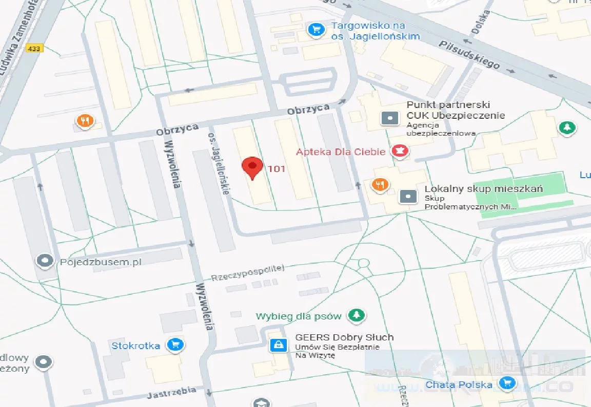 2 pokoje, mieszkanie 47,00 m², piętro 1, oferta nr , EDO-MW-5747, Poznań, Rataje, Rataje