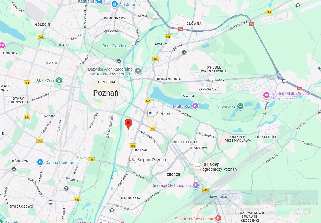 2 pokoje, mieszkanie 43,00 m², piętro 1, oferta nr , EDO-MW-5757, Poznań, Rataje, Rataje