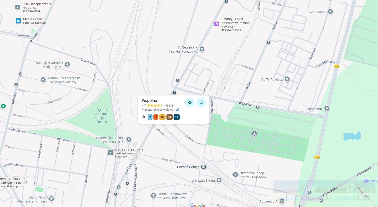 2 pokoje, mieszkanie 37,00 m², piętro 2, oferta nr , EDO-MW-5751, Poznań, Zielony Dębiec, Dębiec