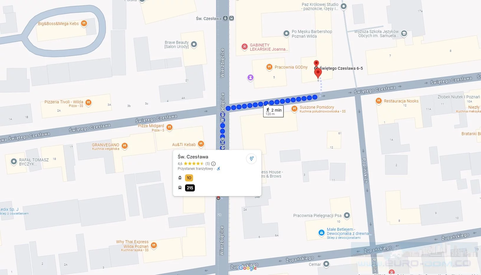2 pokoje, mieszkanie 42,44 m², piętro 4, oferta nr , EDO-MW-5580, Poznań, Wilda, Wilda, Św. Czesława 6