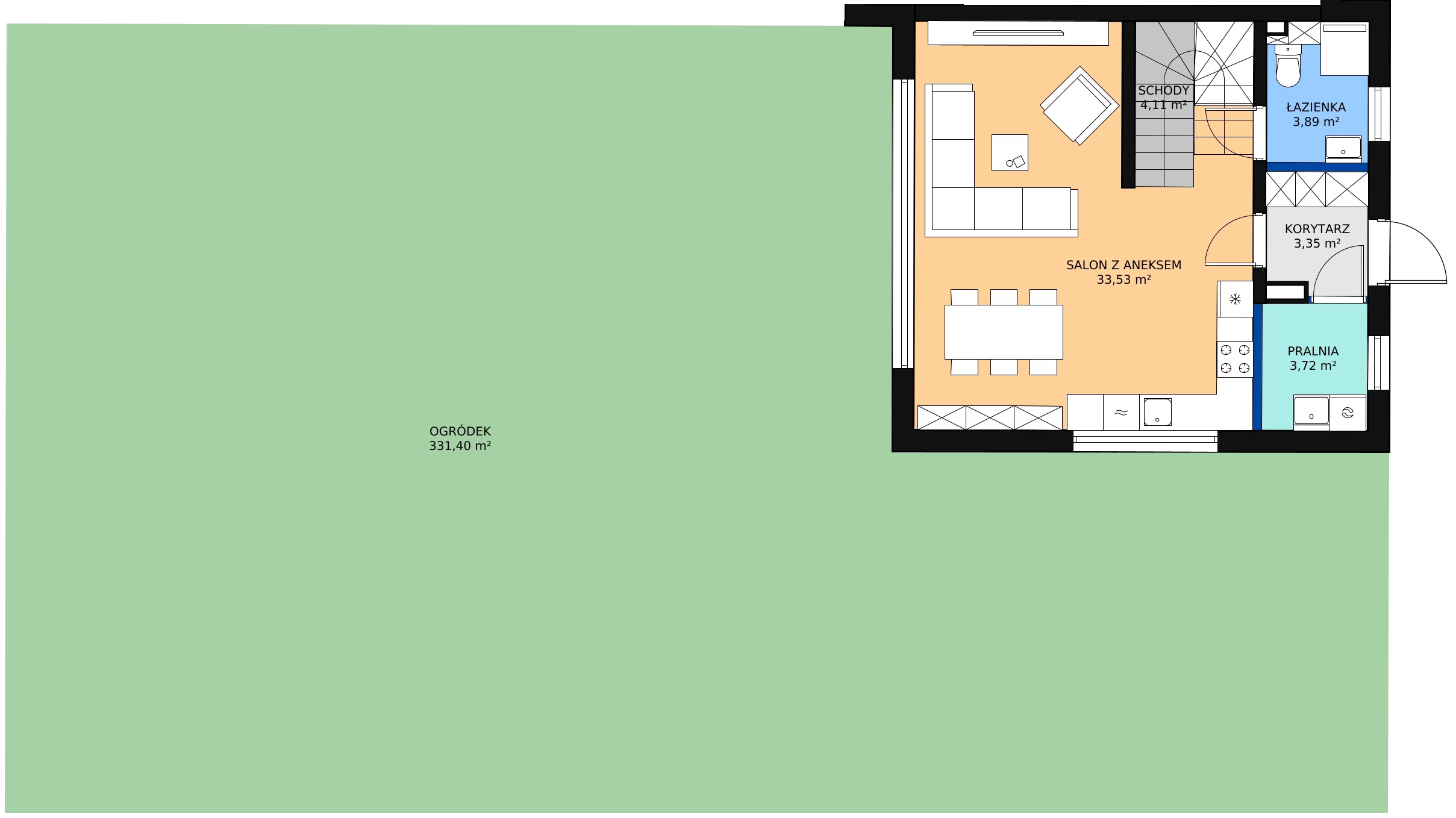 Dom 96,95 m², oferta nr Budynek 4/1, Brzegowa Park, Łomianki, ul. Brzegowa