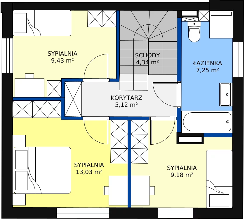 Dom 96,95 m², oferta nr Budynek 4/1, Brzegowa Park, Łomianki, ul. Brzegowa