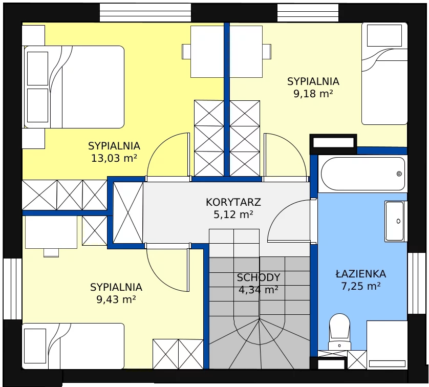 Dom 96,95 m², oferta nr Budynek 4/2, Brzegowa Park, Łomianki, ul. Brzegowa