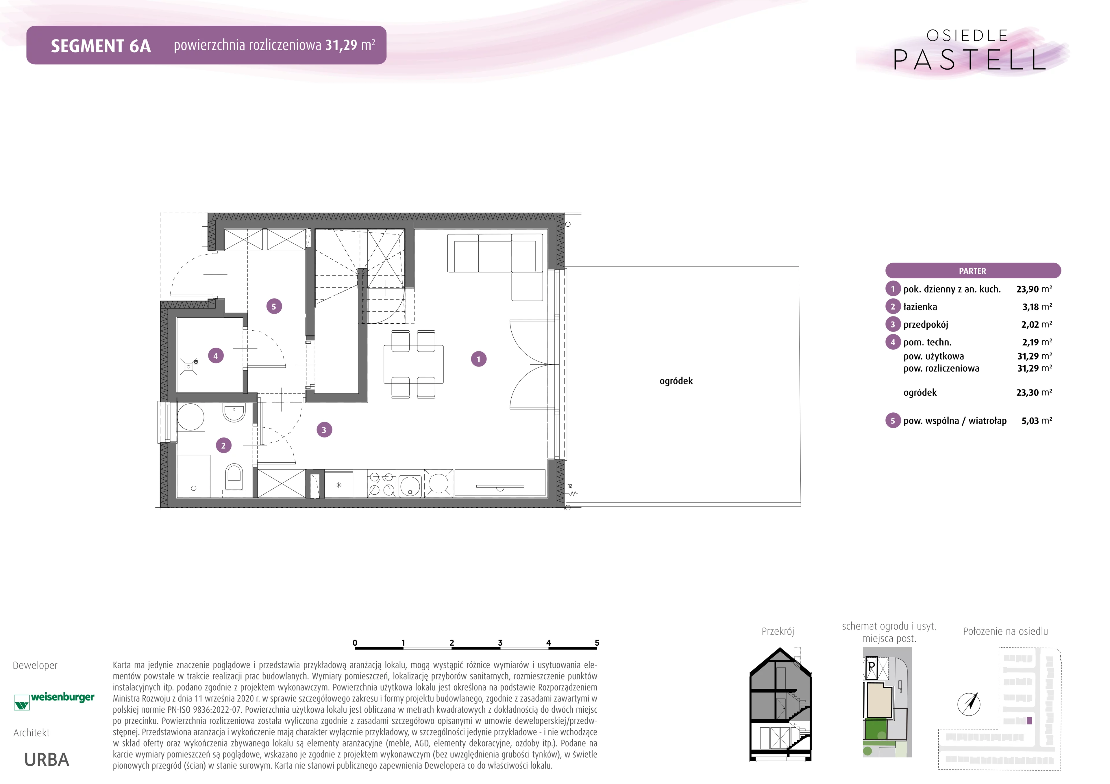 Dom 31,29 m², oferta nr 12.a, Osiedle Pastell, Warszawa, Białołęka, Henryków, ul. Kazimierza Pułaskiego