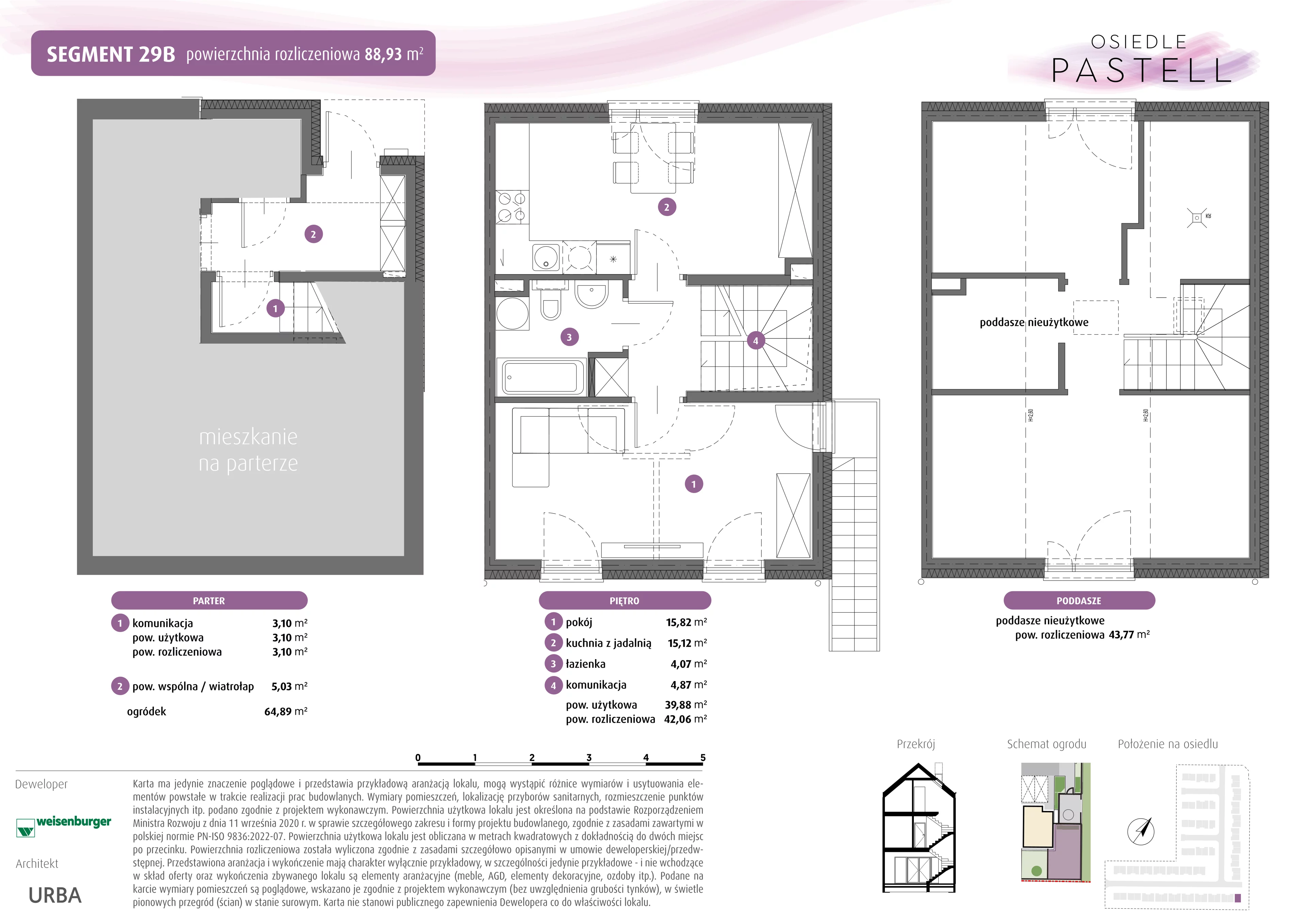 Dom 42,98 m², oferta nr 29B, Osiedle Pastell, Warszawa, Białołęka, Henryków, ul. Kazimierza Pułaskiego