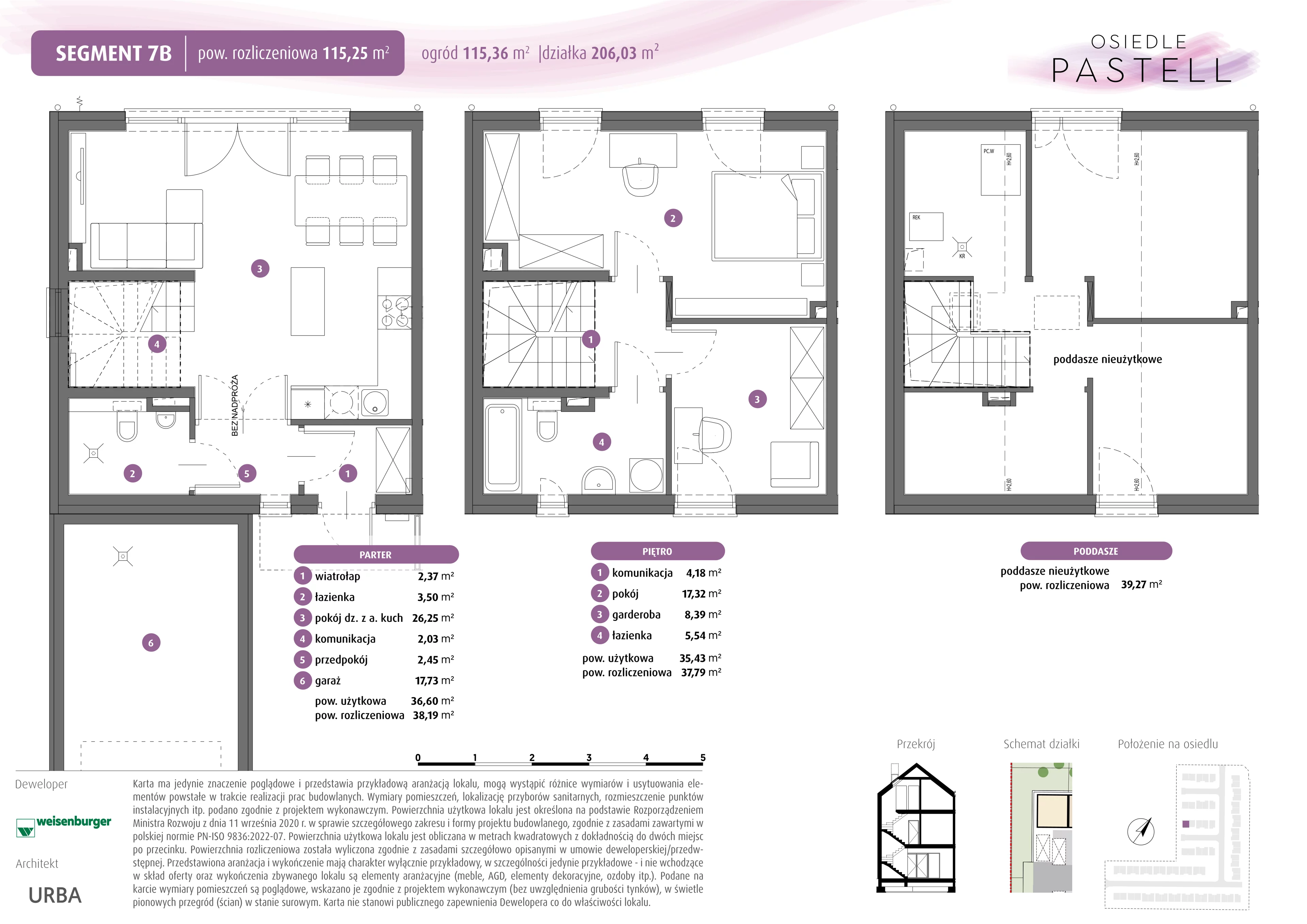 Dom 72,03 m², oferta nr 7.b, Osiedle Pastell, Warszawa, Białołęka, Henryków, ul. Kazimierza Pułaskiego