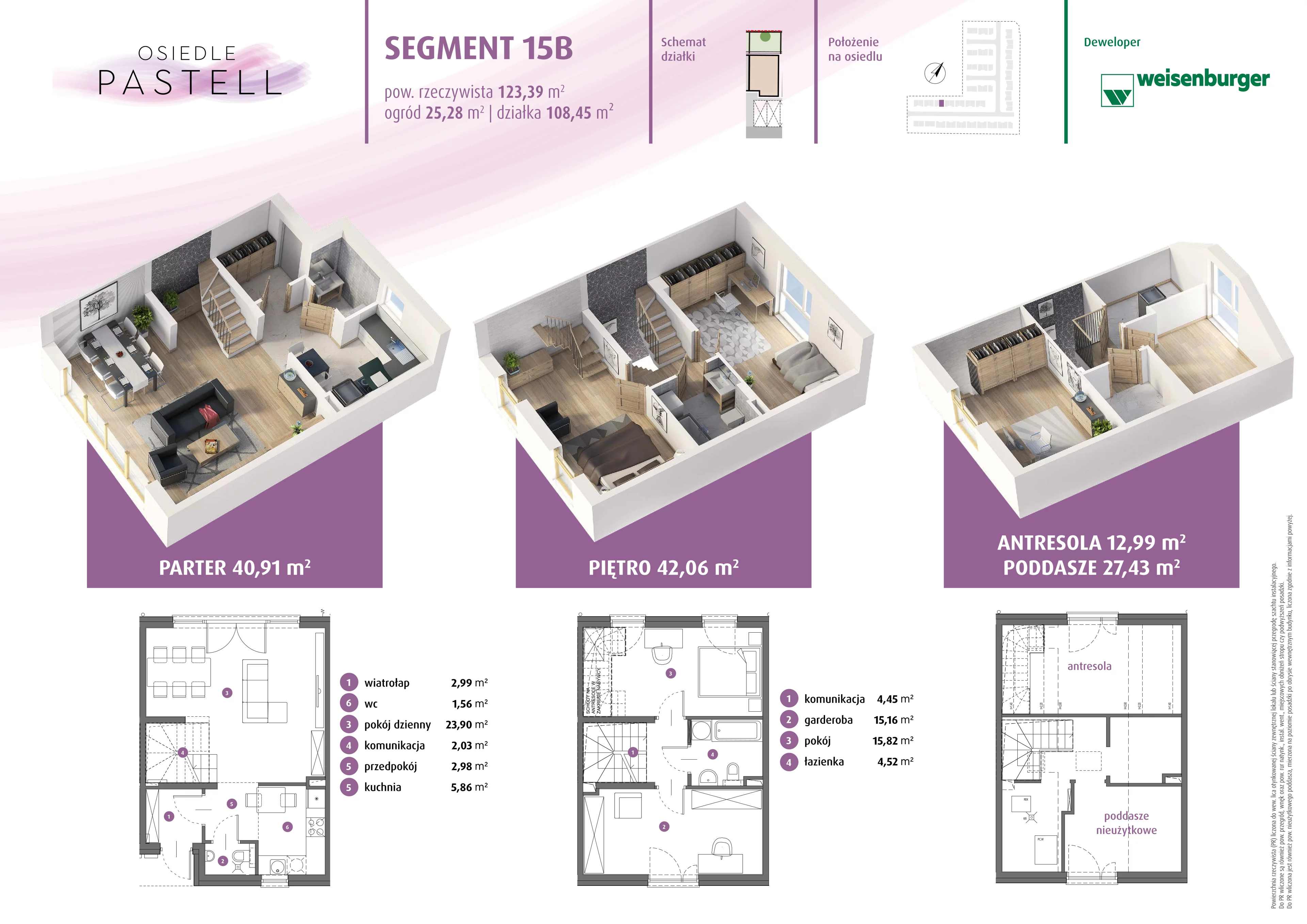 Dom 89,76 m², oferta nr 15.b, Osiedle Pastell, Warszawa, Białołęka, Henryków, ul. Kazimierza Pułaskiego