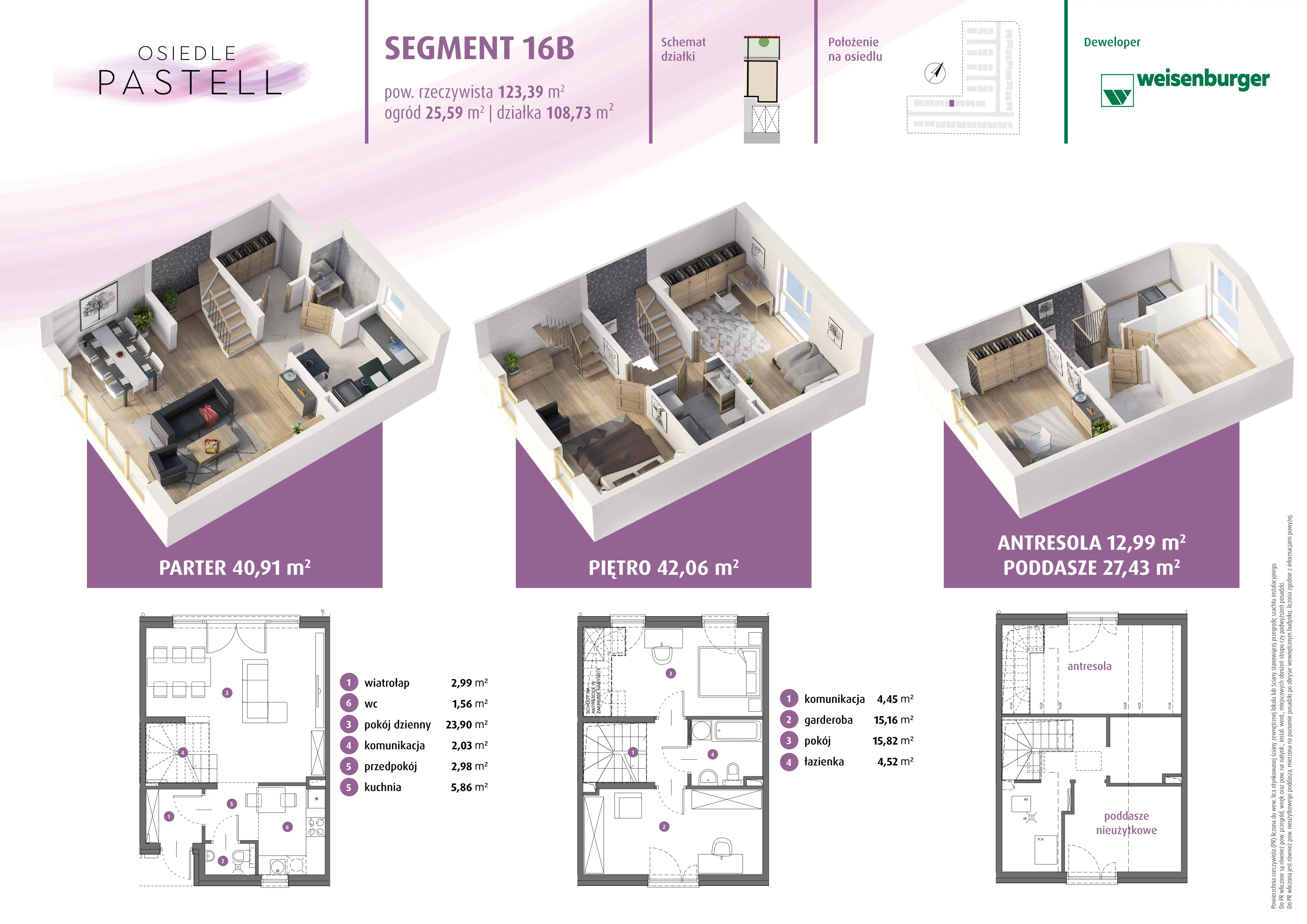 Dom 89,76 m², oferta nr 16.b, Osiedle Pastell, Warszawa, Białołęka, Henryków, ul. Kazimierza Pułaskiego