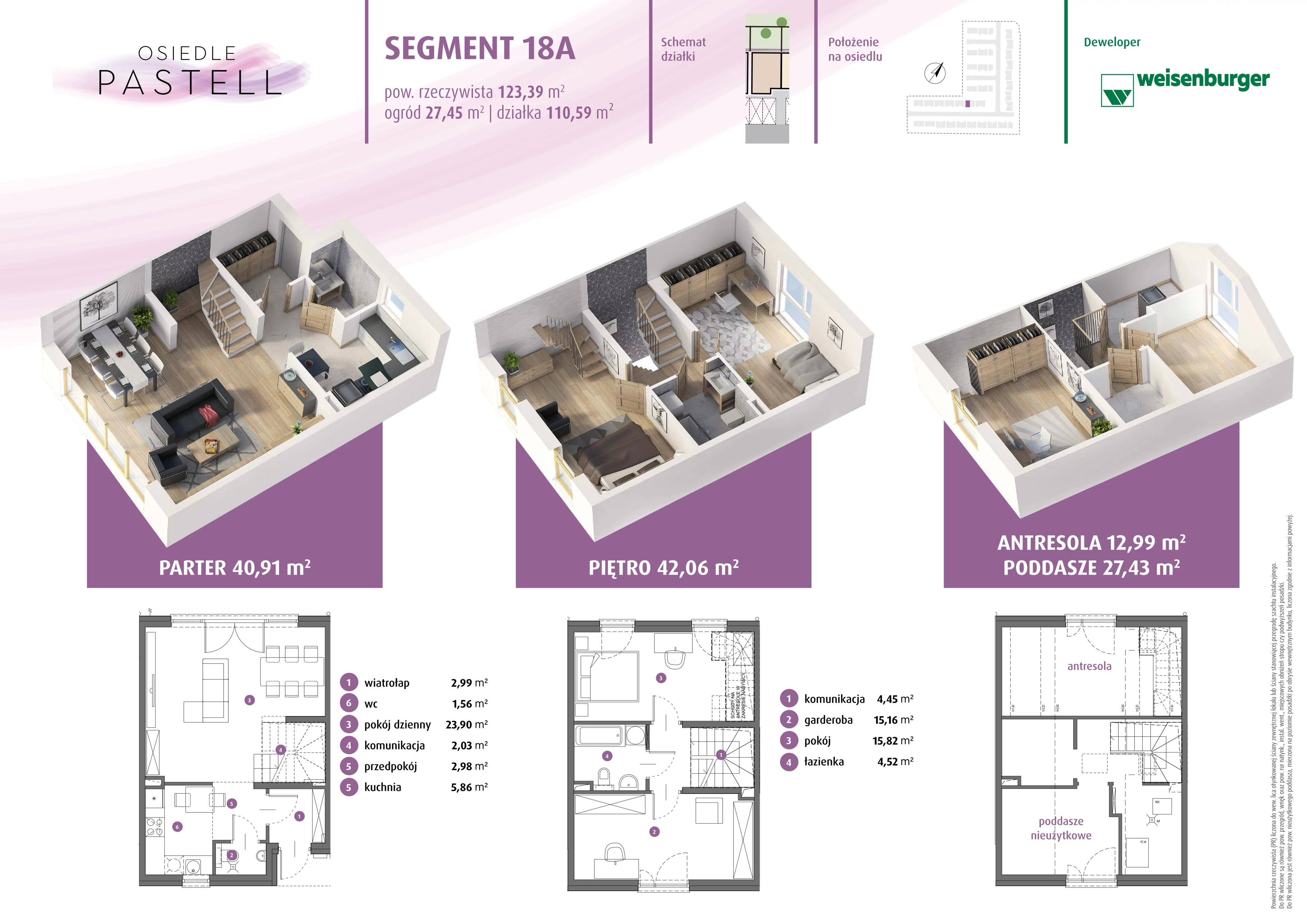 Dom 89,76 m², oferta nr 18.a, Osiedle Pastell, Warszawa, Białołęka, Henryków, ul. Kazimierza Pułaskiego