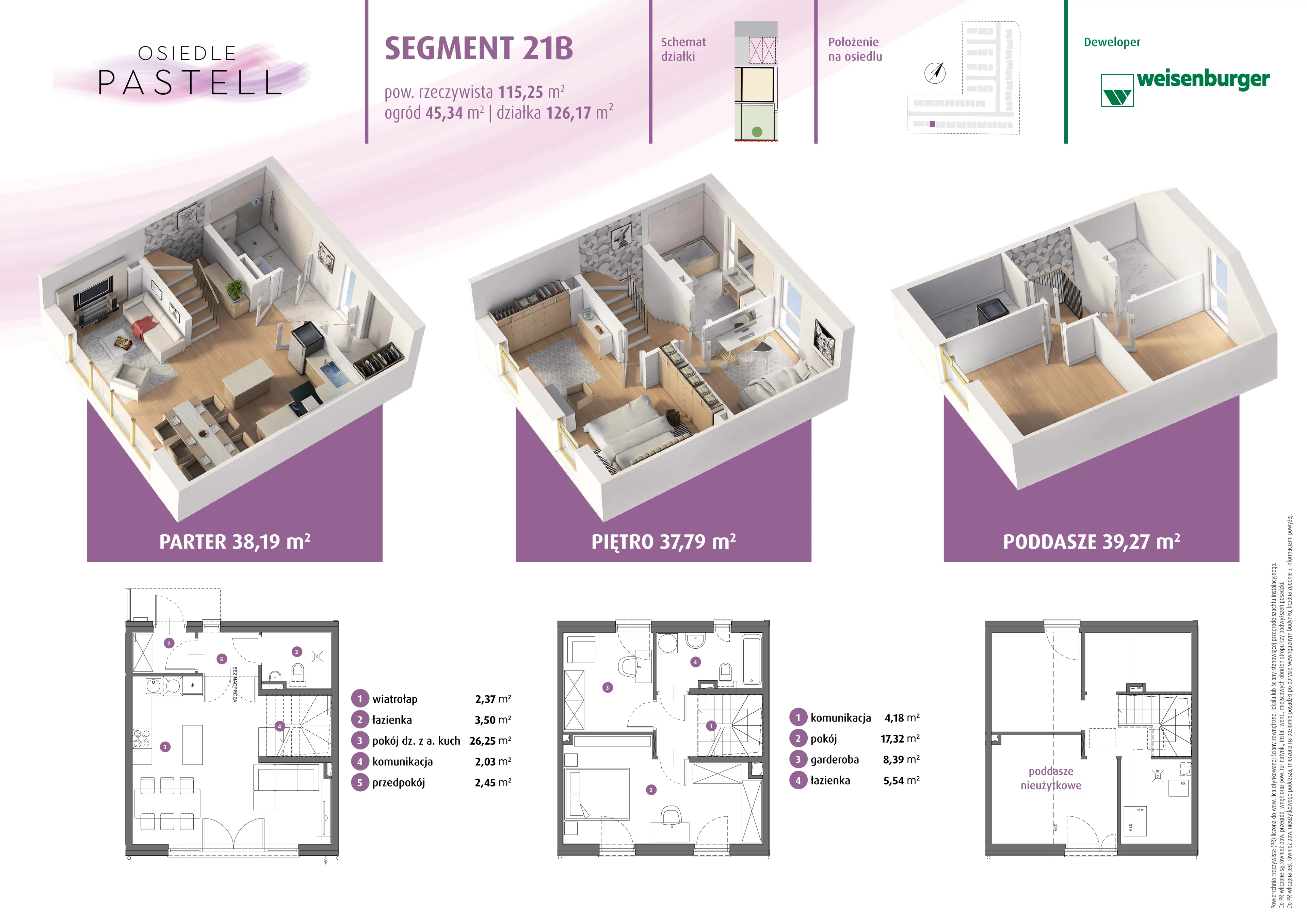Dom 72,03 m², oferta nr 21.b, Osiedle Pastell, Warszawa, Białołęka, Henryków, ul. Kazimierza Pułaskiego