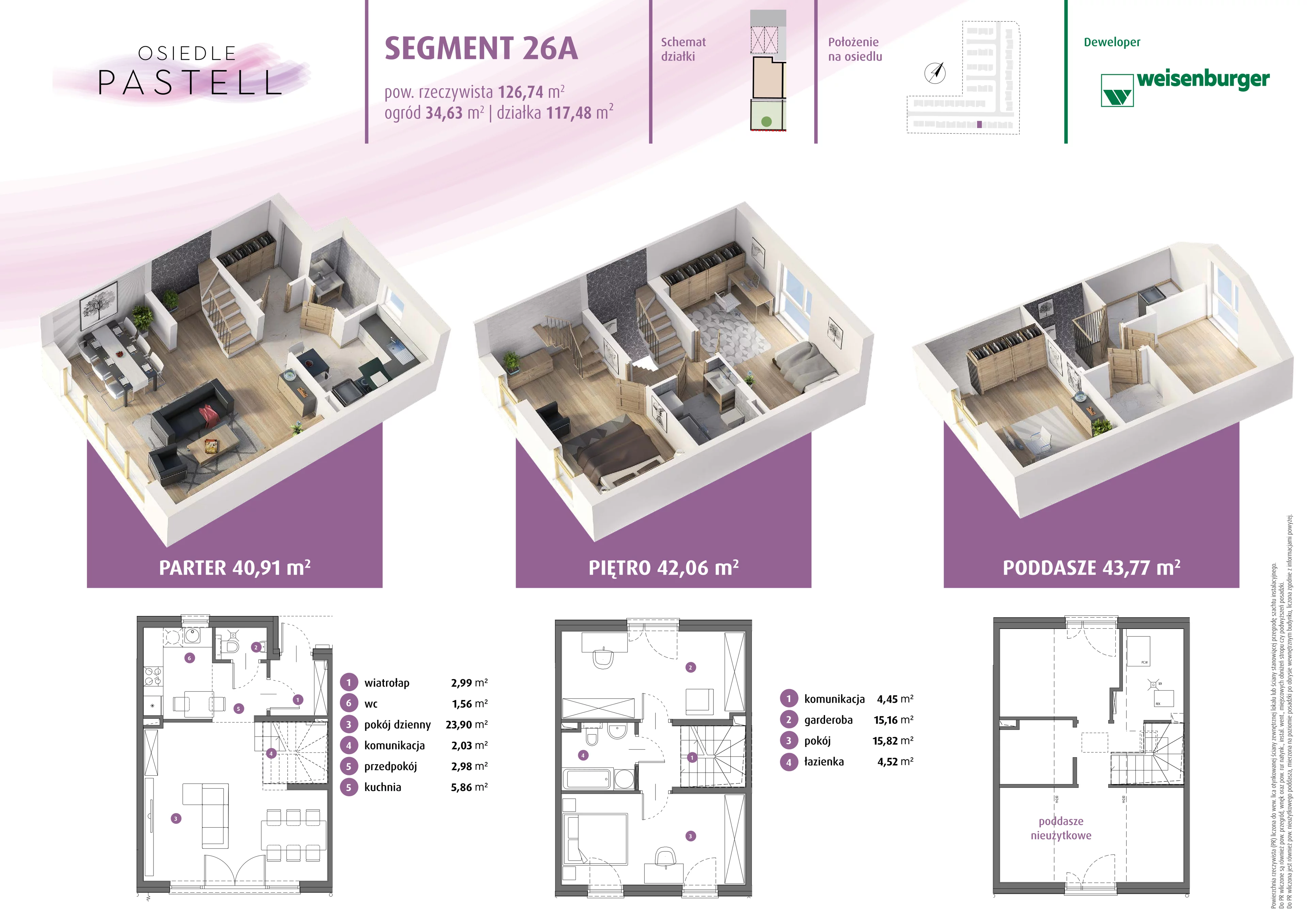 Dom 79,27 m², oferta nr 26.a, Osiedle Pastell, Warszawa, Białołęka, Henryków, ul. Kazimierza Pułaskiego