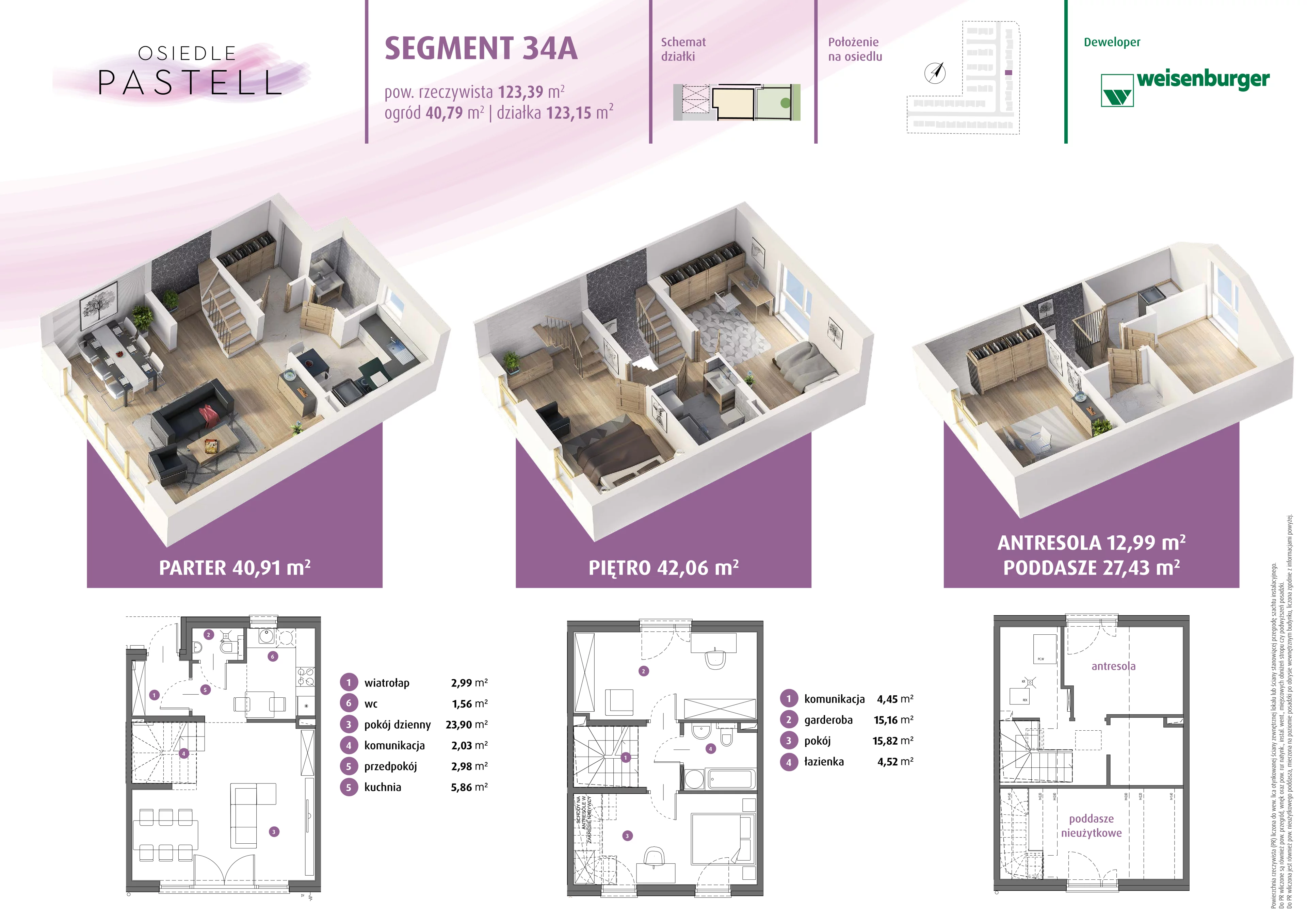 Dom 89,76 m², oferta nr 34.a, Osiedle Pastell, Warszawa, Białołęka, Henryków, ul. Kazimierza Pułaskiego