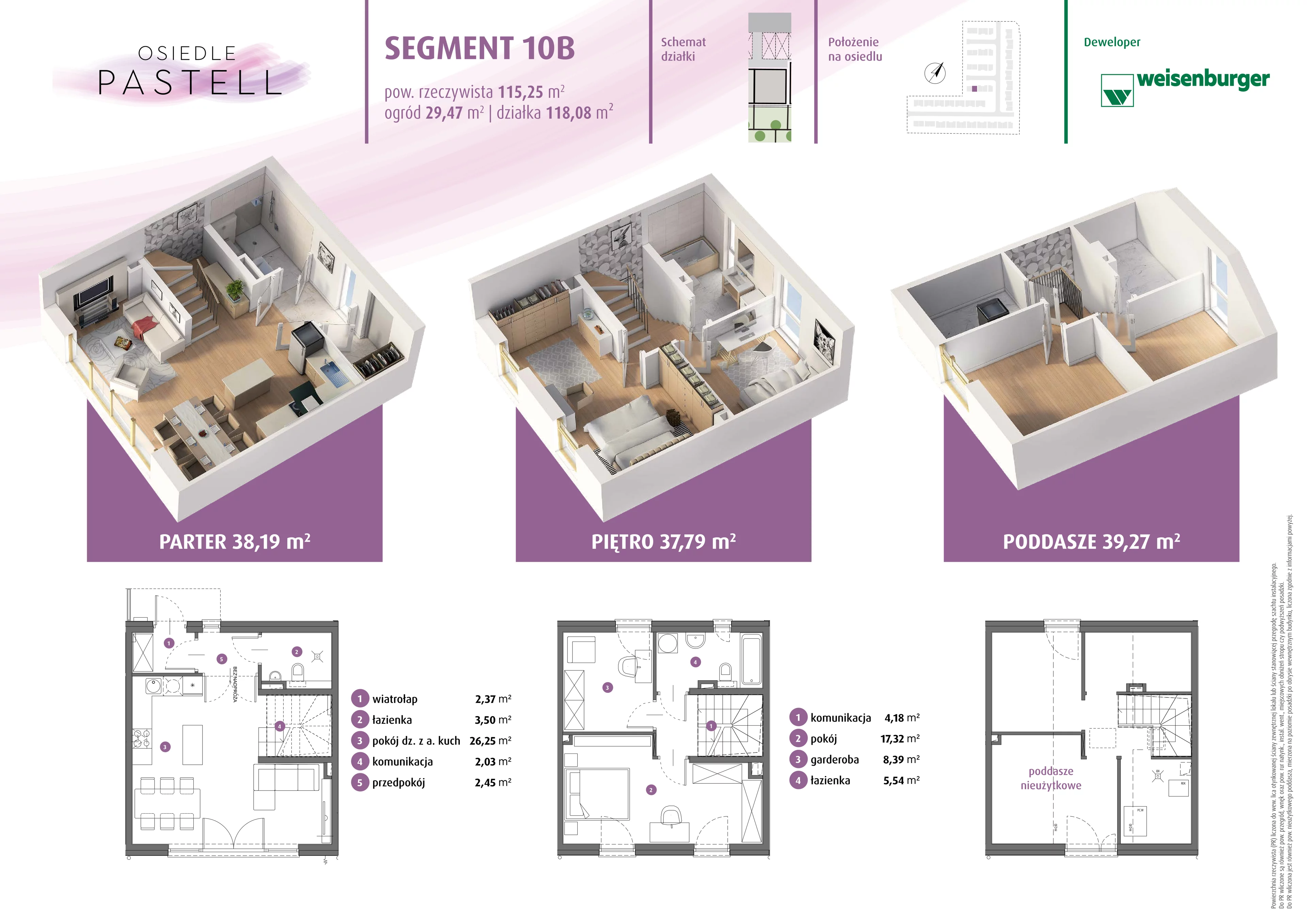Dom 72,03 m², oferta nr 10.b, Osiedle Pastell, Warszawa, Białołęka, Henryków, ul. Kazimierza Pułaskiego