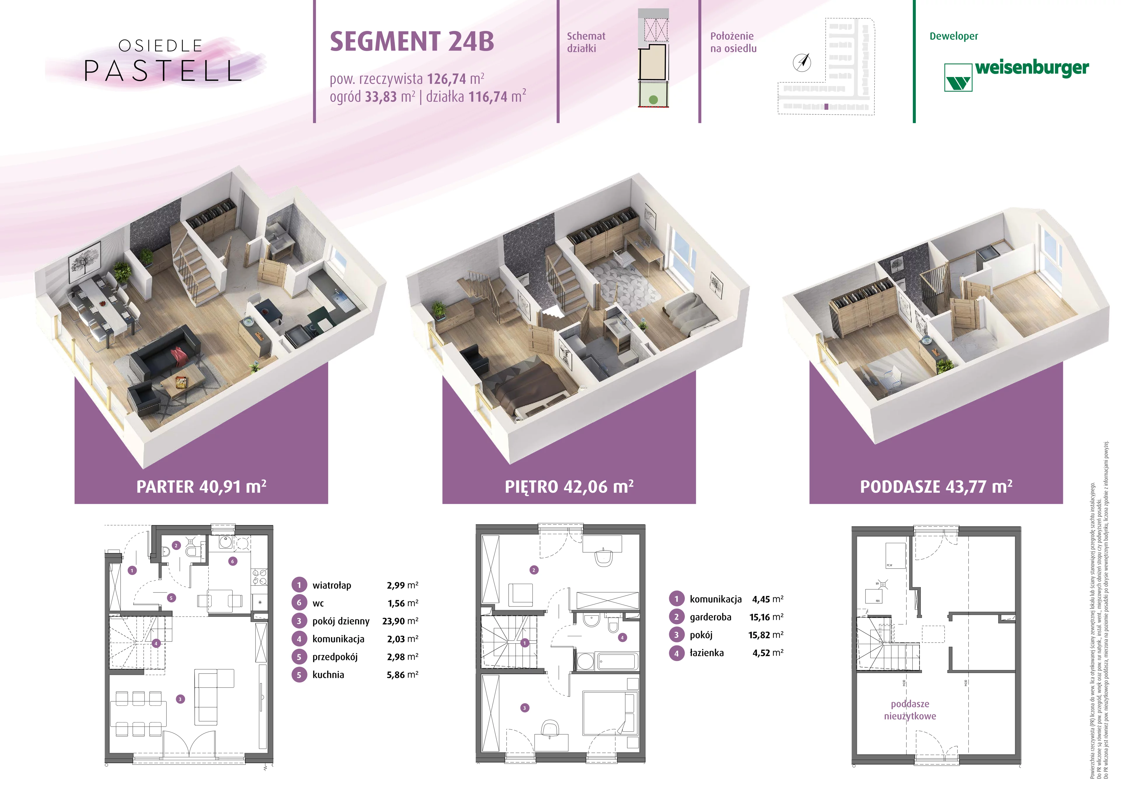 Dom 79,27 m², oferta nr 24.b, Osiedle Pastell, Warszawa, Białołęka, Henryków, ul. Kazimierza Pułaskiego