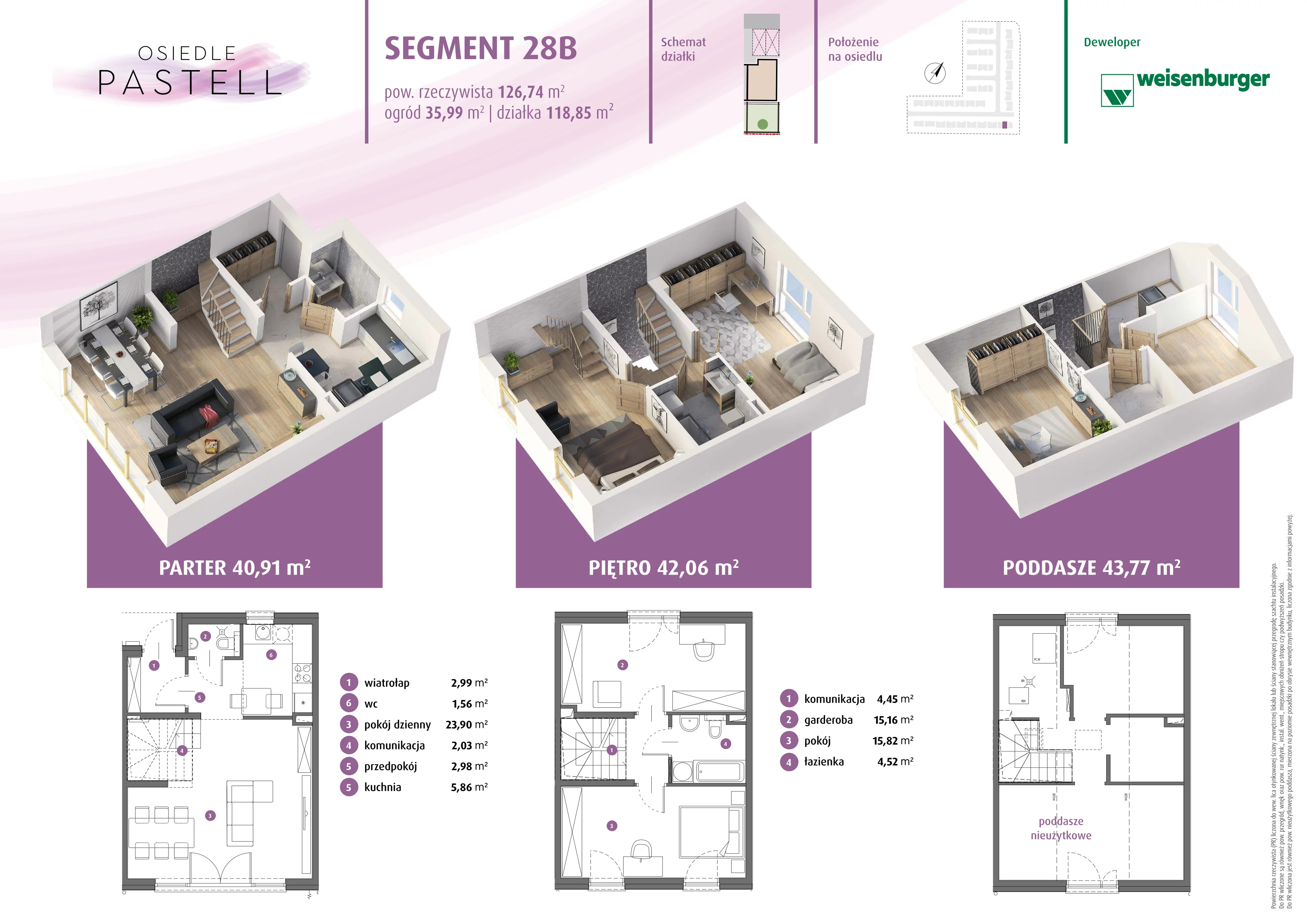 Dom 79,27 m², oferta nr 28.b, Osiedle Pastell, Warszawa, Białołęka, Henryków, ul. Kazimierza Pułaskiego