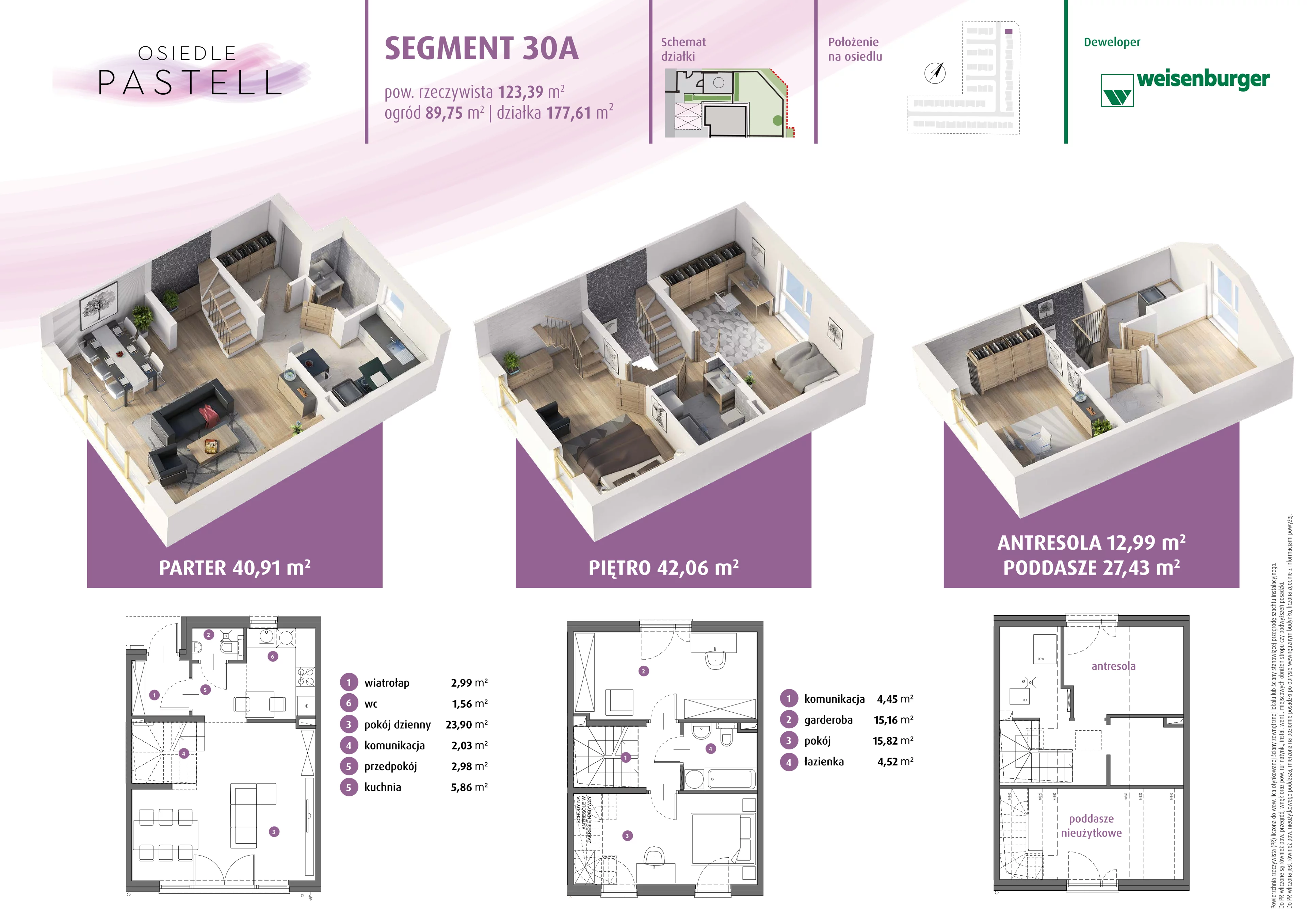 Dom 79,27 m², oferta nr 30.a, Osiedle Pastell, Warszawa, Białołęka, Henryków, ul. Kazimierza Pułaskiego