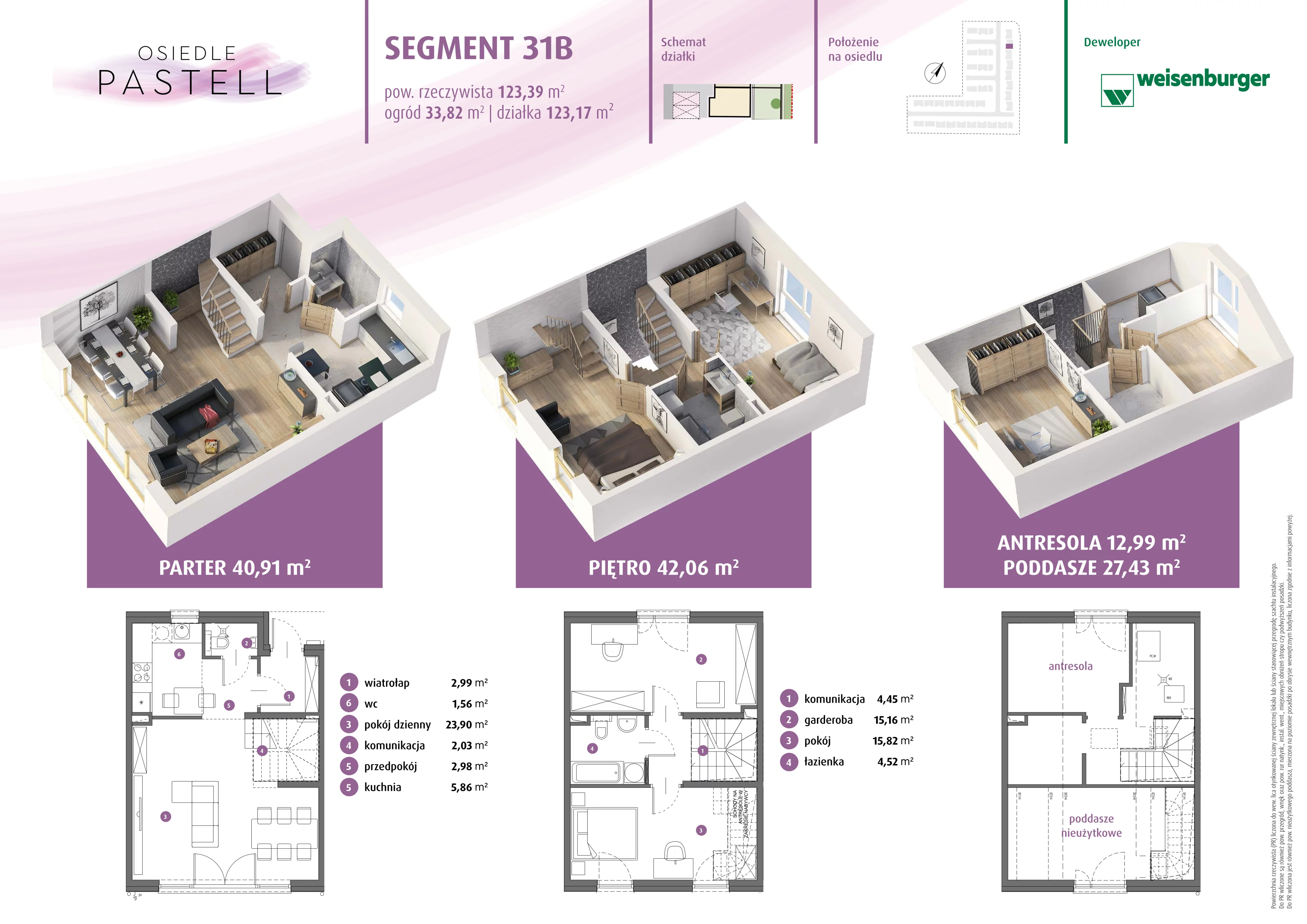 Dom 89,76 m², oferta nr 31.b, Osiedle Pastell, Warszawa, Białołęka, Henryków, ul. Kazimierza Pułaskiego