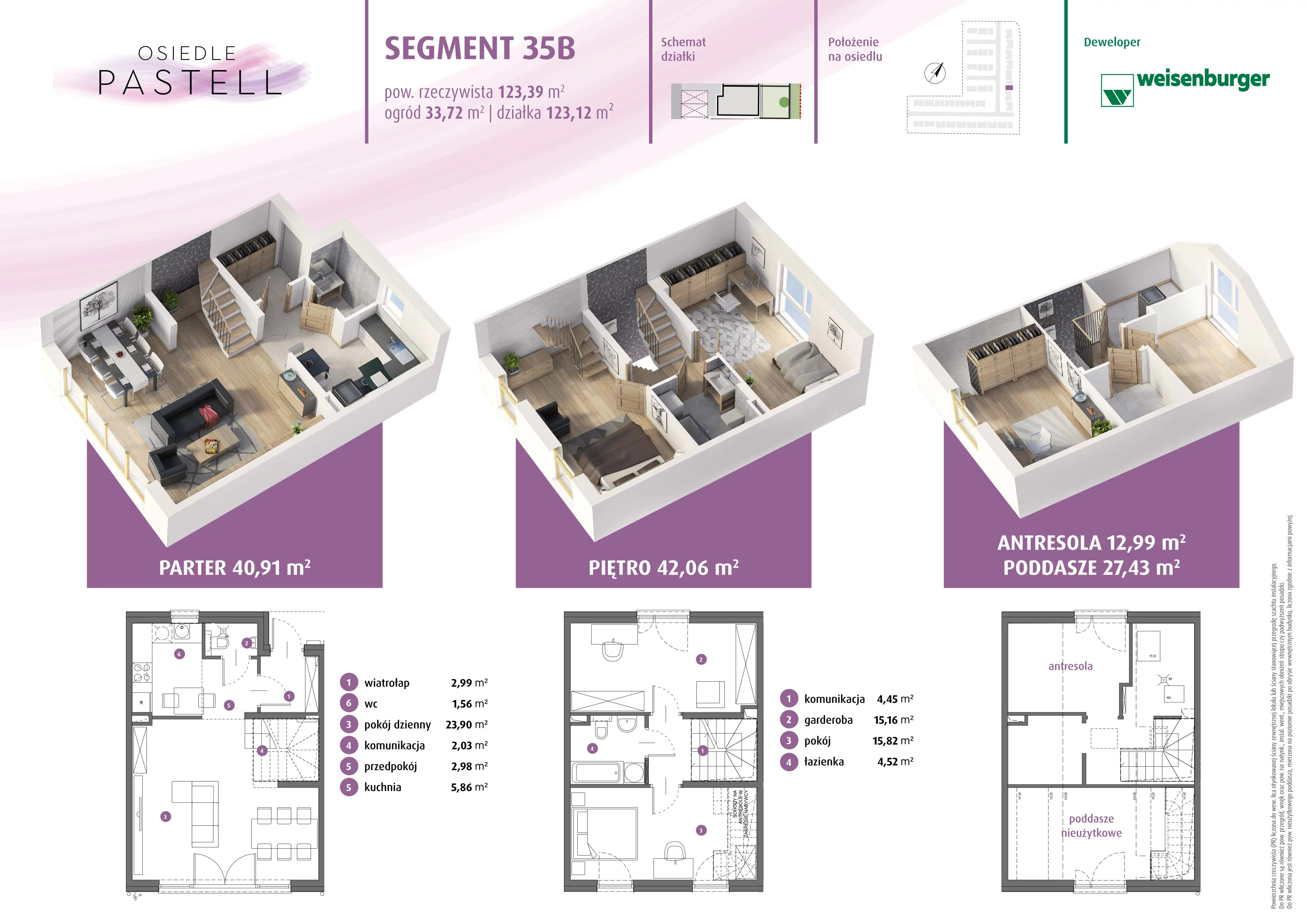 Dom 89,76 m², oferta nr 35.b, Osiedle Pastell, Warszawa, Białołęka, Henryków, ul. Kazimierza Pułaskiego