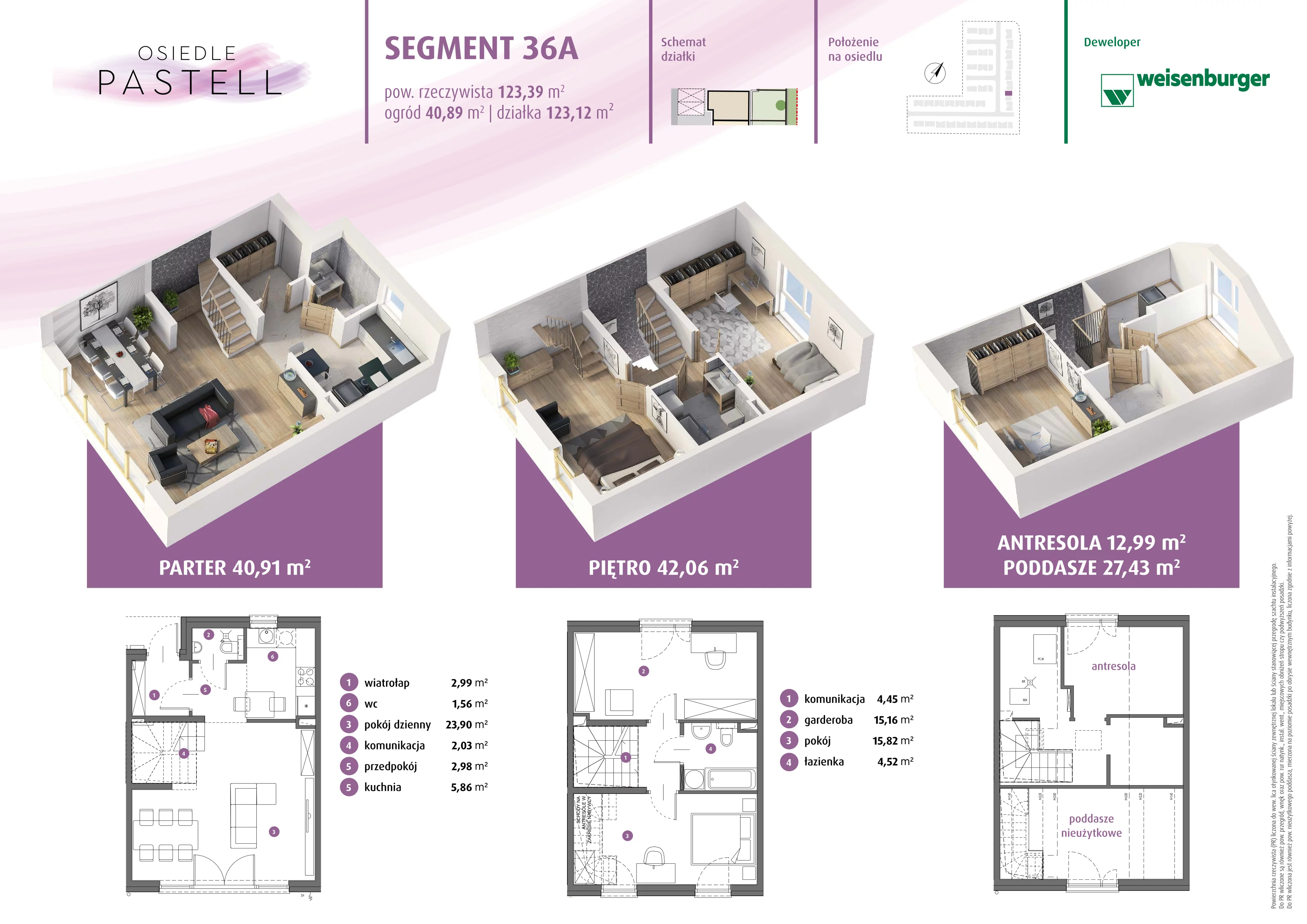 Dom 89,76 m², oferta nr 36.a, Osiedle Pastell, Warszawa, Białołęka, Henryków, ul. Kazimierza Pułaskiego