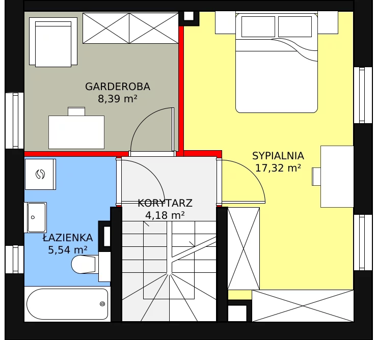 Dom 72,03 m², oferta nr 10.a, Osiedle Pastell, Warszawa, Białołęka, Henryków, ul. Kazimierza Pułaskiego