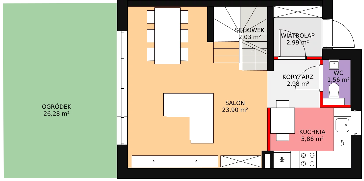 Dom 79,27 m², oferta nr 13.a, Osiedle Pastell, Warszawa, Białołęka, Henryków, ul. Kazimierza Pułaskiego