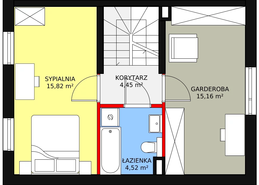 Dom 79,27 m², oferta nr 13.a, Osiedle Pastell, Warszawa, Białołęka, Henryków, ul. Kazimierza Pułaskiego