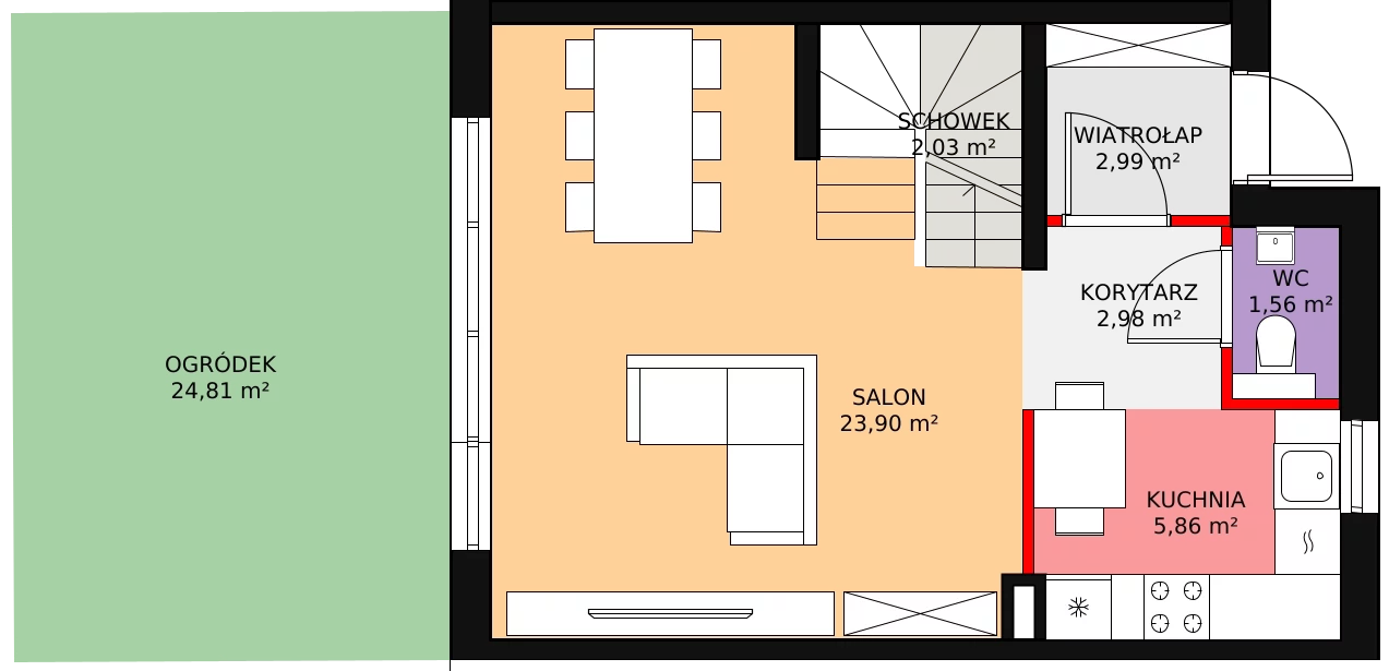 Dom 89,76 m², oferta nr 14.a, Osiedle Pastell, Warszawa, Białołęka, Henryków, ul. Kazimierza Pułaskiego