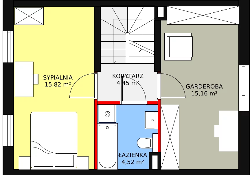 Dom 89,76 m², oferta nr 14.a, Osiedle Pastell, Warszawa, Białołęka, Henryków, ul. Kazimierza Pułaskiego