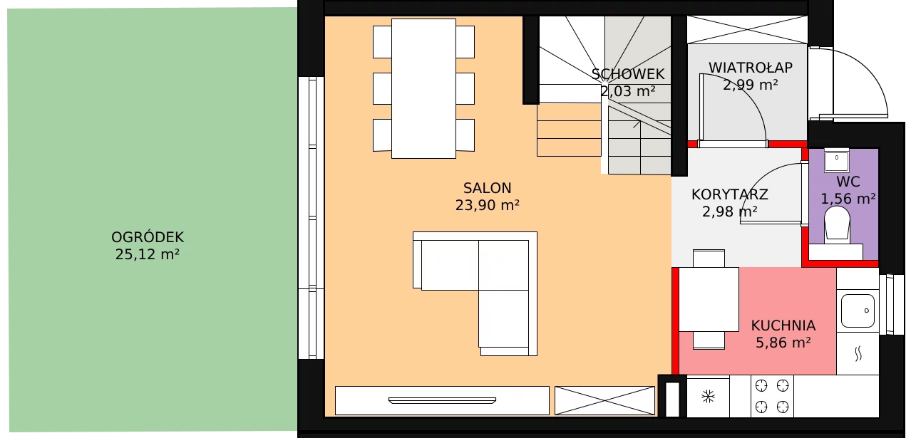 Dom 89,76 m², oferta nr 15.a, Osiedle Pastell, Warszawa, Białołęka, Henryków, ul. Kazimierza Pułaskiego