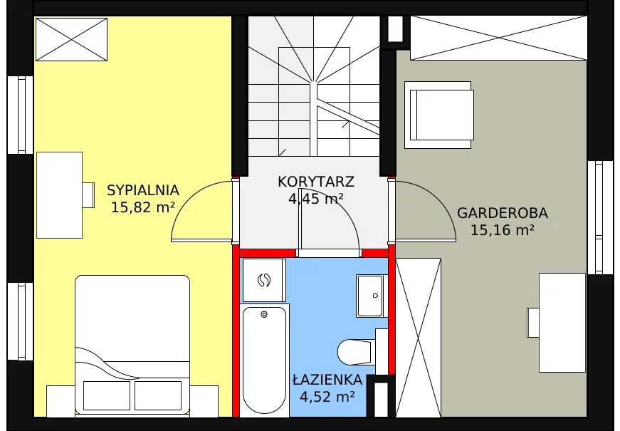 Dom 89,76 m², oferta nr 15.a, Osiedle Pastell, Warszawa, Białołęka, Henryków, ul. Kazimierza Pułaskiego