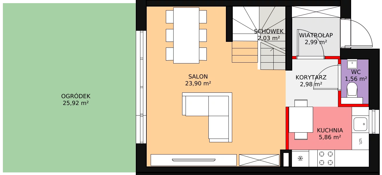 Dom 89,76 m², oferta nr 18.a, Osiedle Pastell, Warszawa, Białołęka, Henryków, ul. Kazimierza Pułaskiego