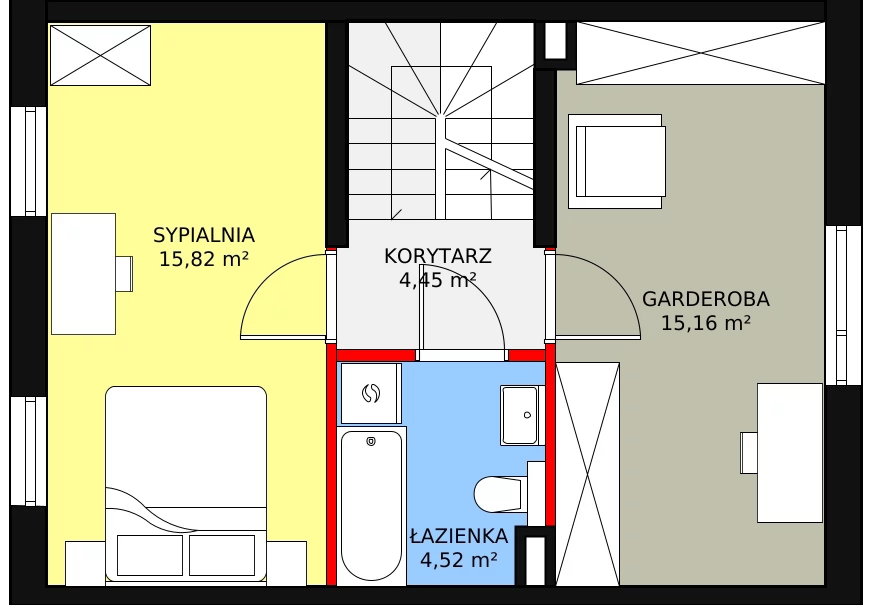 Dom 89,76 m², oferta nr 18.a, Osiedle Pastell, Warszawa, Białołęka, Henryków, ul. Kazimierza Pułaskiego