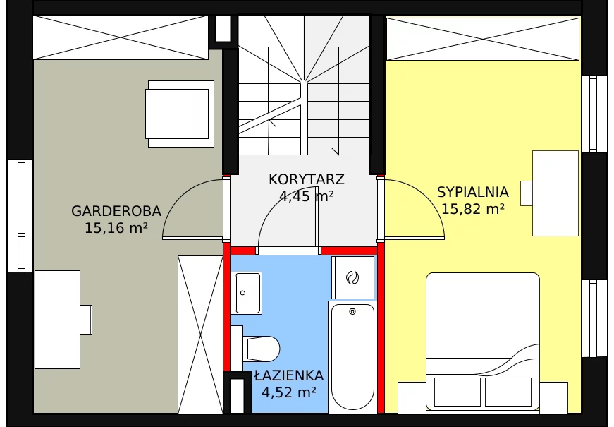 Dom 79,27 m², oferta nr 24.a, Osiedle Pastell, Warszawa, Białołęka, Henryków, ul. Kazimierza Pułaskiego