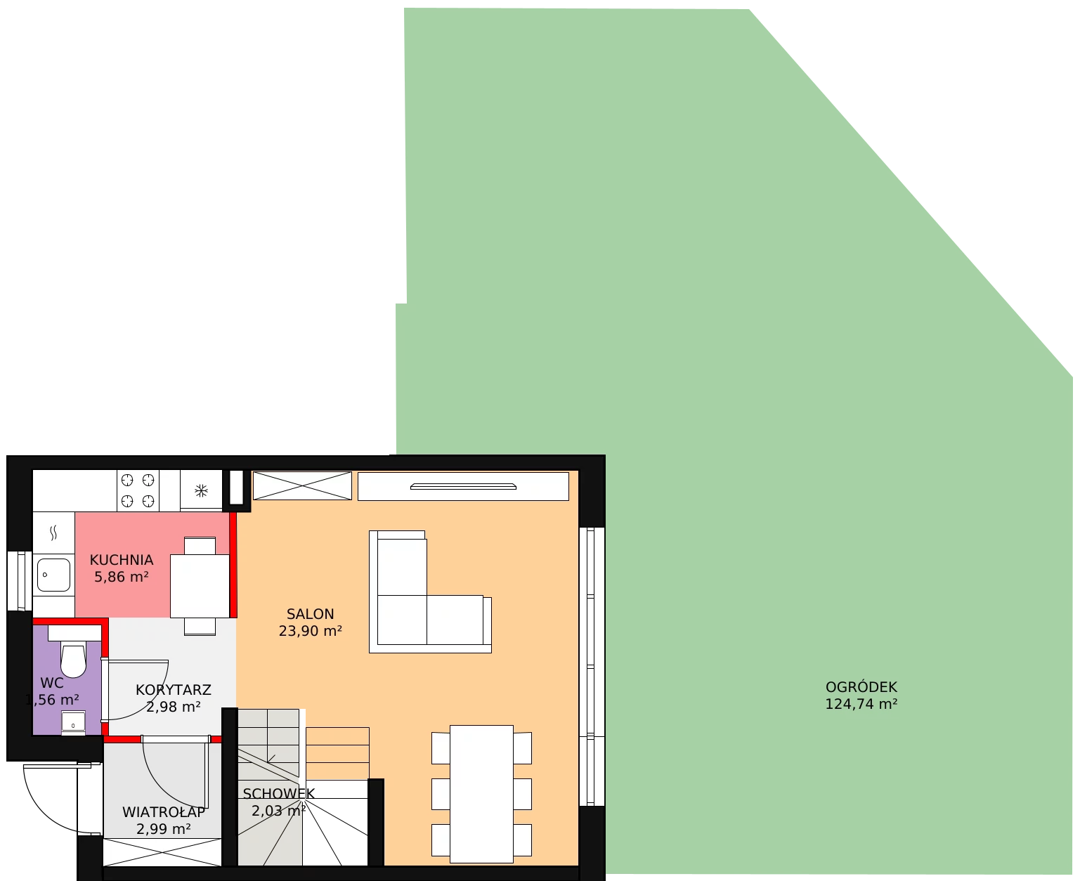 Dom 79,27 m², oferta nr 30.a, Osiedle Pastell, Warszawa, Białołęka, Henryków, ul. Kazimierza Pułaskiego