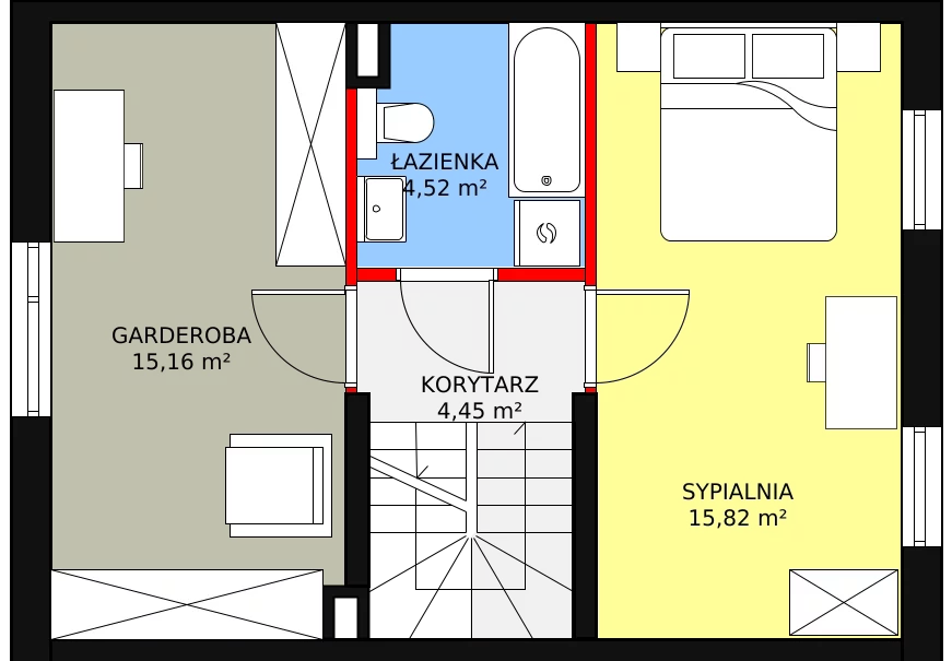 Dom 79,27 m², oferta nr 30.a, Osiedle Pastell, Warszawa, Białołęka, Henryków, ul. Kazimierza Pułaskiego