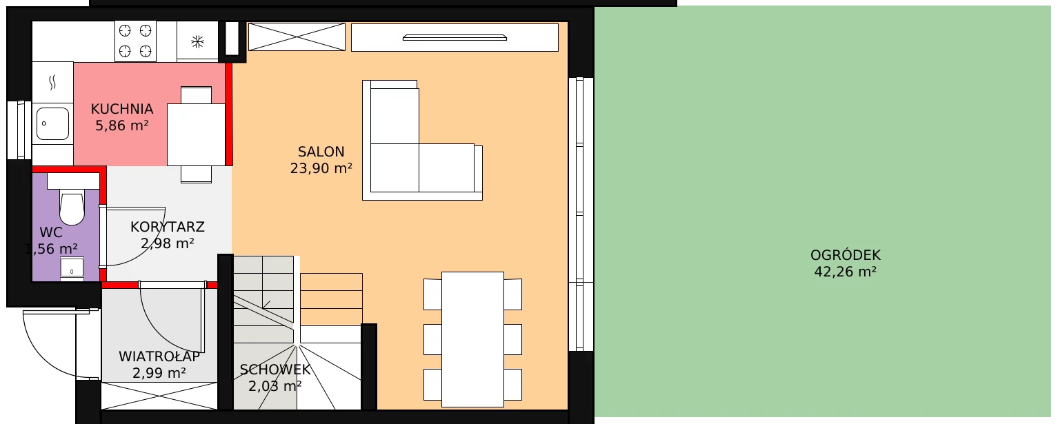 Dom 89,76 m², oferta nr 36.a, Osiedle Pastell, Warszawa, Białołęka, Henryków, ul. Kazimierza Pułaskiego