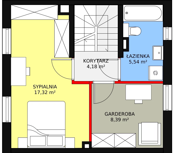 Dom 72,03 m², oferta nr 7.a, Osiedle Pastell, Warszawa, Białołęka, Henryków, ul. Kazimierza Pułaskiego