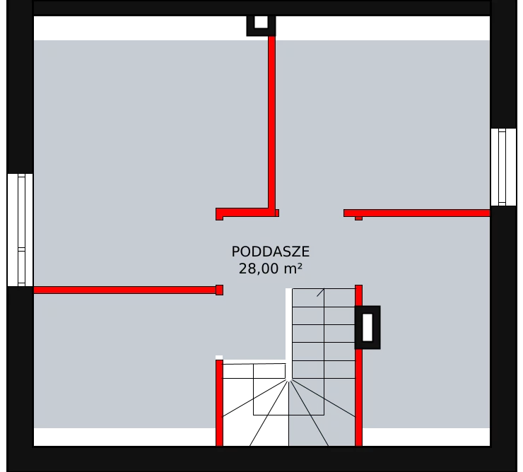 Dom 72,03 m², oferta nr 7.b, Osiedle Pastell, Warszawa, Białołęka, Henryków, ul. Kazimierza Pułaskiego