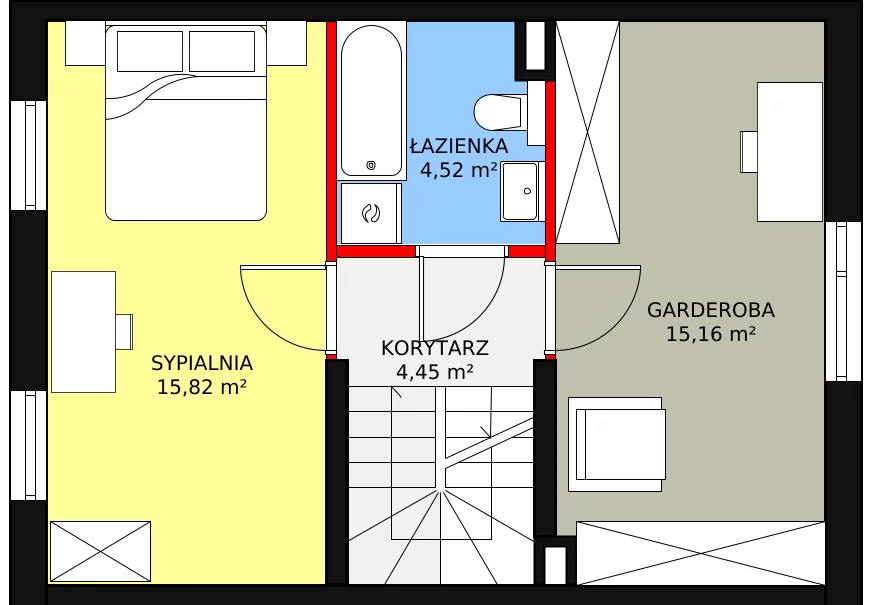 Dom 89,76 m², oferta nr 8.a, Osiedle Pastell, Warszawa, Białołęka, Henryków, ul. Kazimierza Pułaskiego