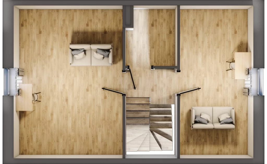 Dom 91,12 m², oferta nr 4B, Leszczyńskiego 25, Warszawa, Ursus, Gołąbki, ul. Leszczyńskiego 25
