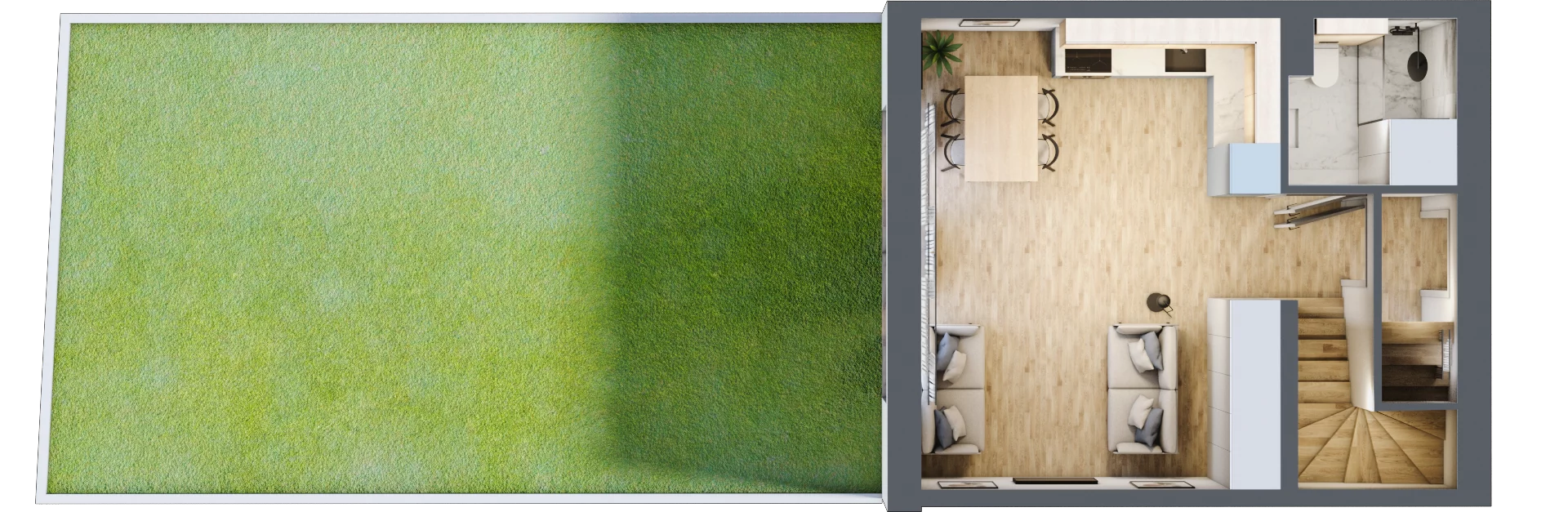 Dom 65,39 m², oferta nr 15A, Leszczyńskiego 25, Warszawa, Ursus, Gołąbki, ul. Leszczyńskiego 25